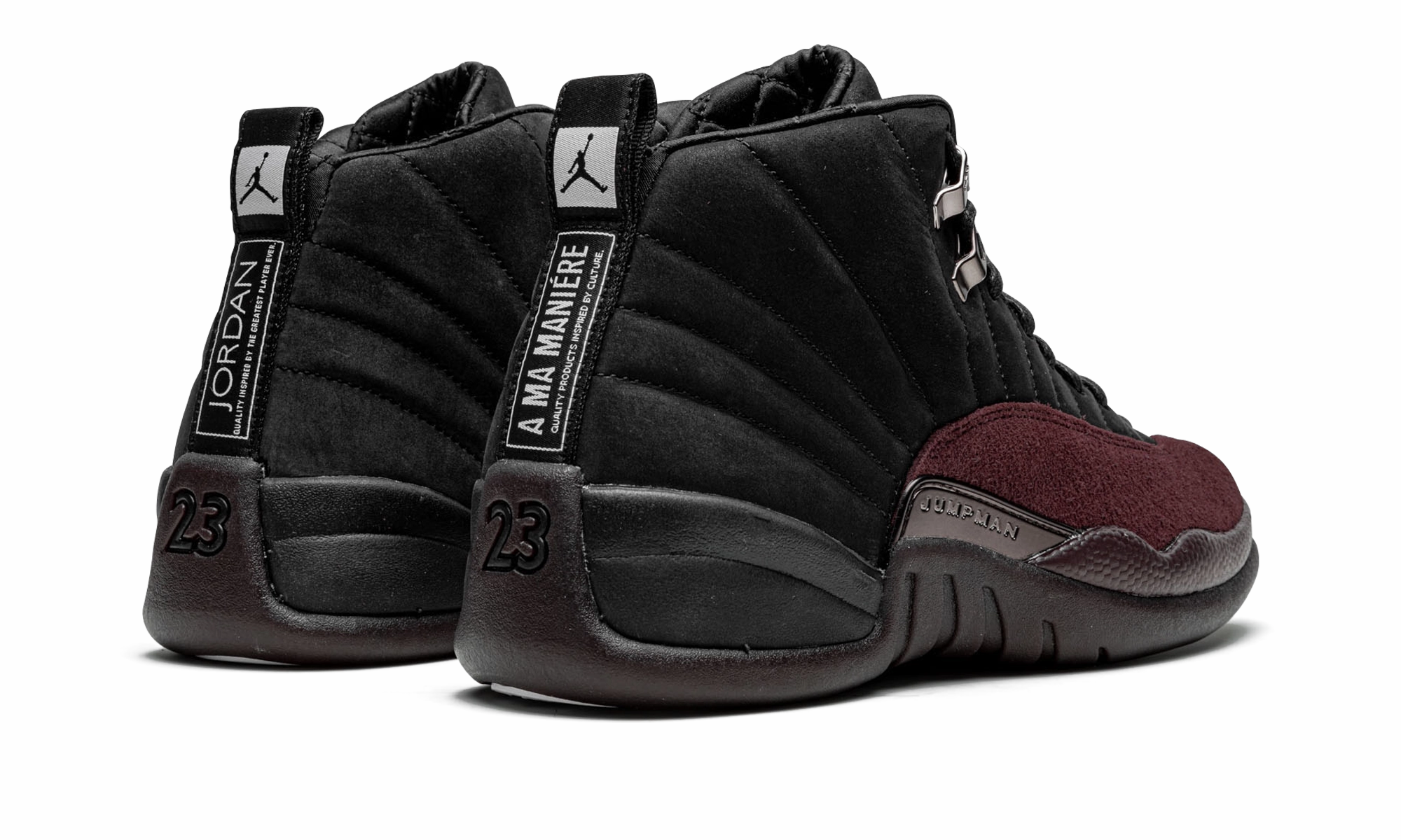 AIR JORDAN 12 RETRO WMNS "A Ma Manire - Black" Best Running Sneakers For Flat Feet
