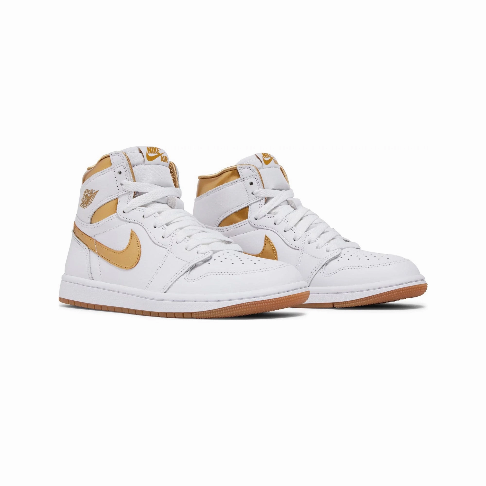 Dc Graffik Low Top Casual Skate Shoe Air Jordan 1 High OG 'Metallic Gold' Women's (2024)