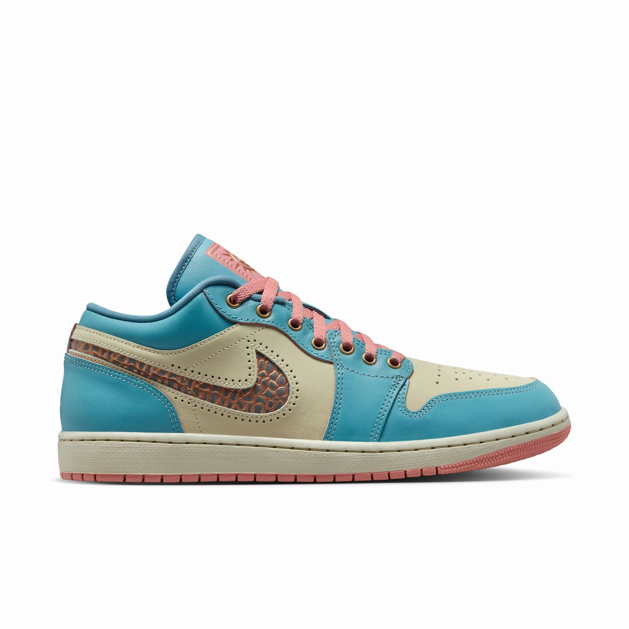 Bass Sneakers AIR JORDAN 1 LOW SE DENIM TURQ/SMOKEY BLUE-RED STARDUST IM8120-464