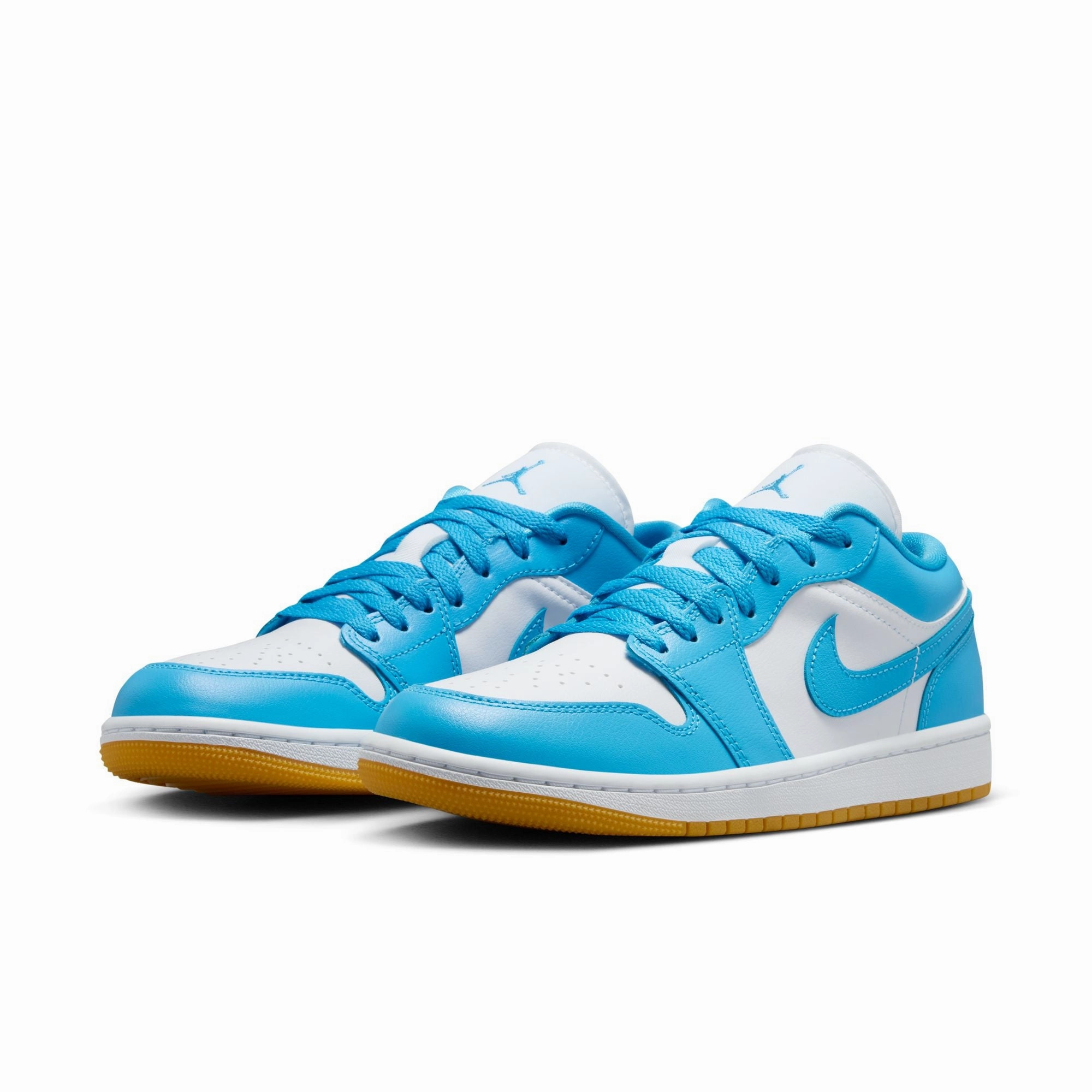 Amiri Low Top Sneakers Air Jordan 1 Low Women's Shoes Color: White/dk Powder Blue-gum Light Brown DC0774-104