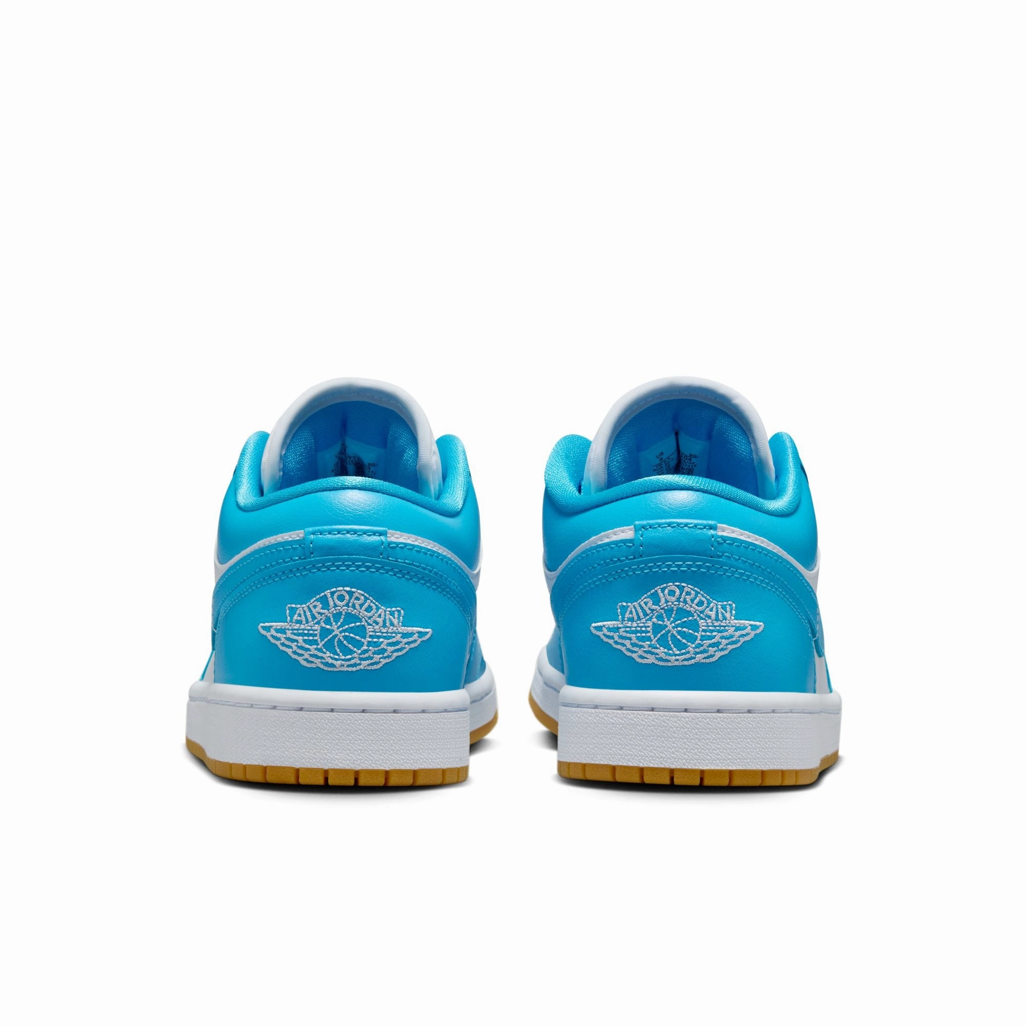 Air Jordan 1 Low Women's Shoes Color: White/dk Powder Blue-gum Light Brown DC0774-104 Best Sneakers For Pronation