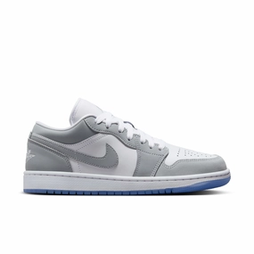 Celebrity Sneakers Air Jordan 1 Low Women White/wolf Grey-aluminum DC0774-105