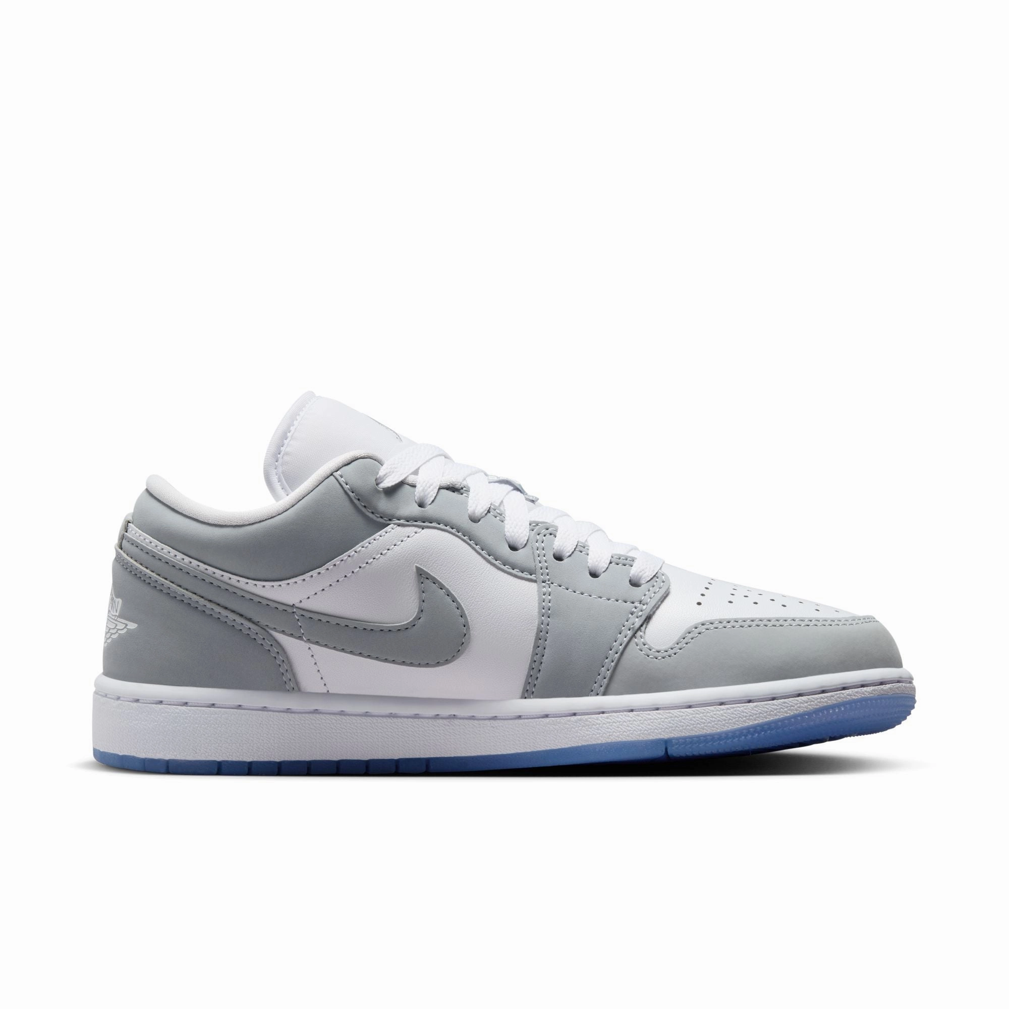 Air Jordan 1 Low Women White/wolf Grey-aluminum DC0774-105 Steve Mcqueen Sneakers