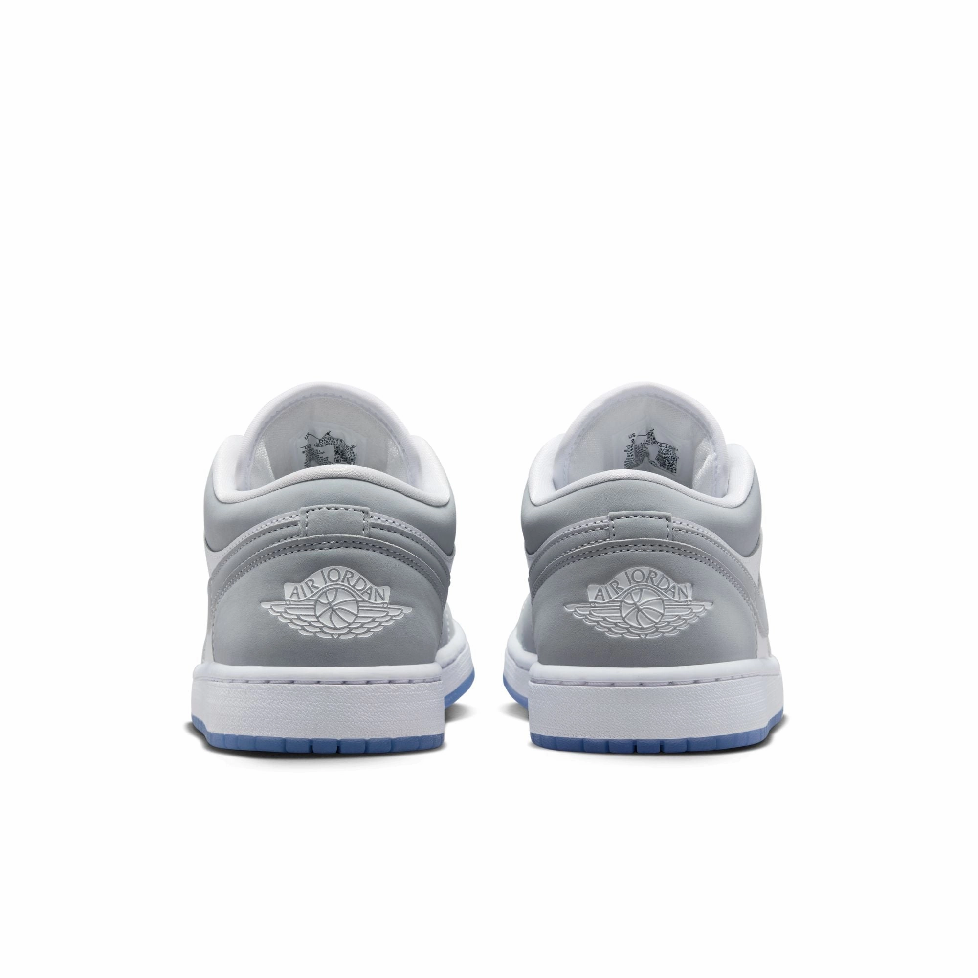 Air Jordan 1 Low Women White/wolf Grey-aluminum DC0774-105 Loci Sneakers