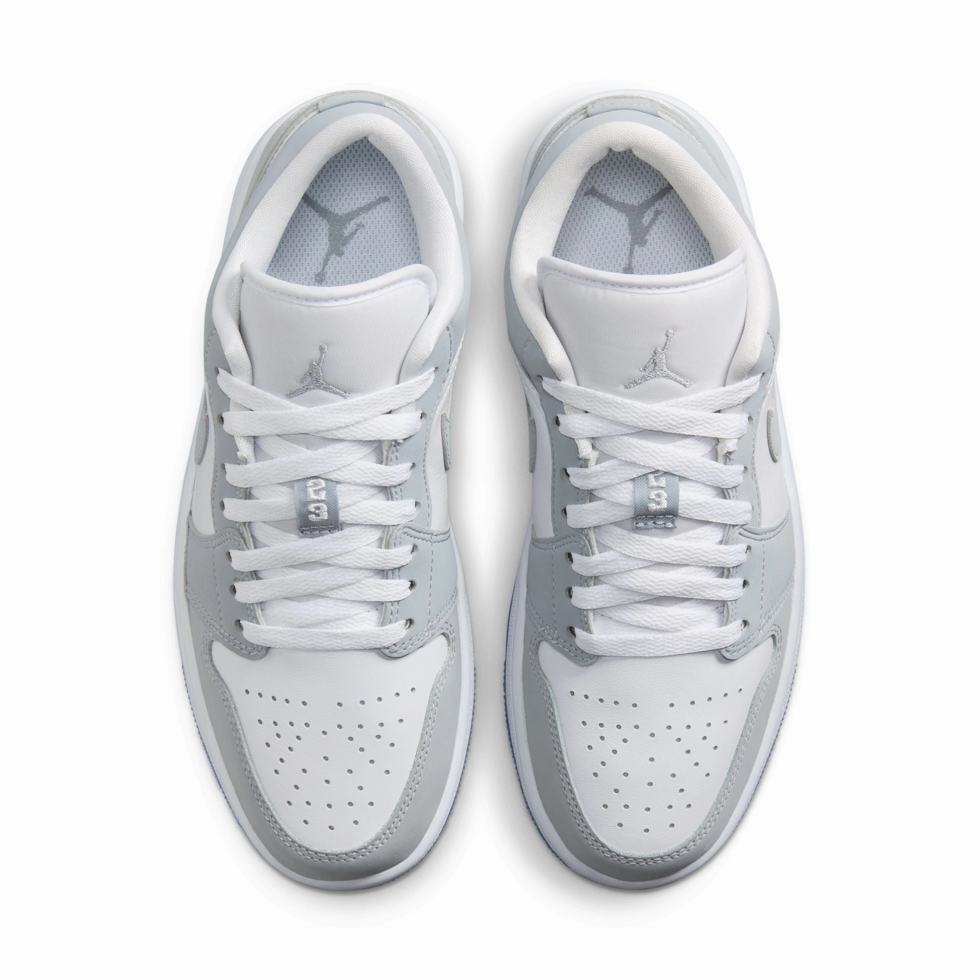 Air Jordan 1 Low Women White/wolf Grey-aluminum DC0774-105 Preppy Sneakers