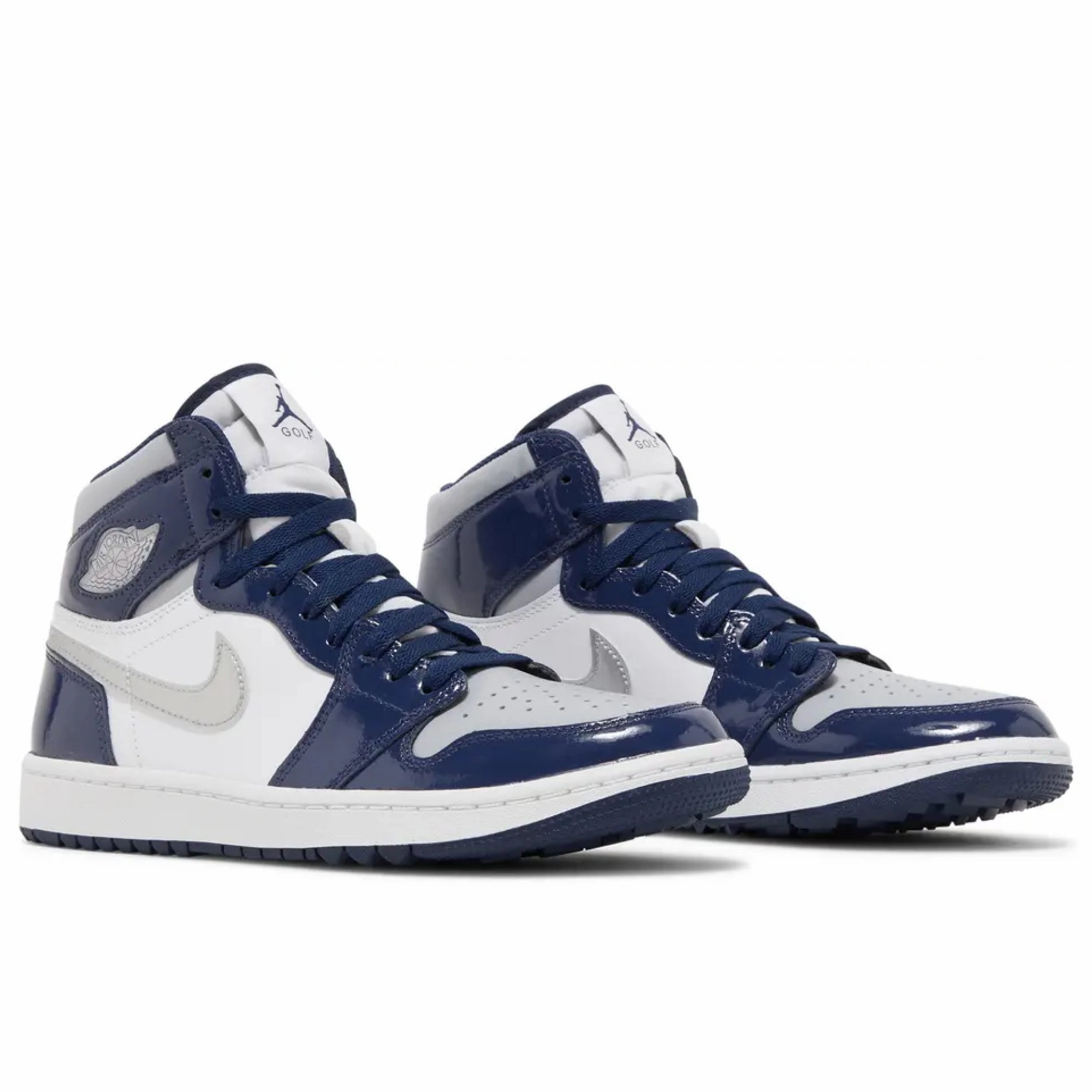 Air Jordan 1 Retro High Golf Patent Midnight Navy Magnanni Sneakers Sale