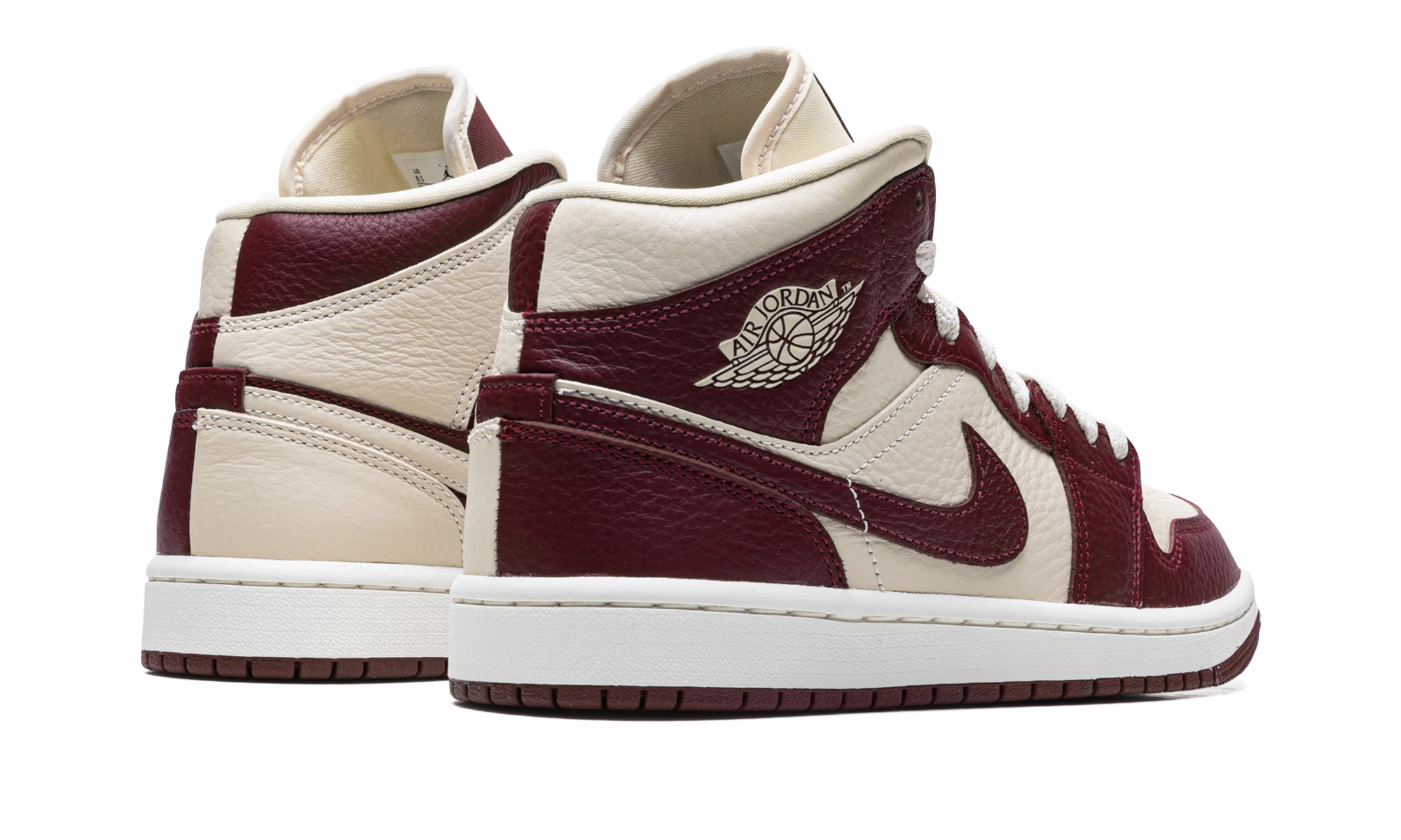Casual Knit Shoes AIR JORDAN 1 WMNS "Split Cherrywood Red"