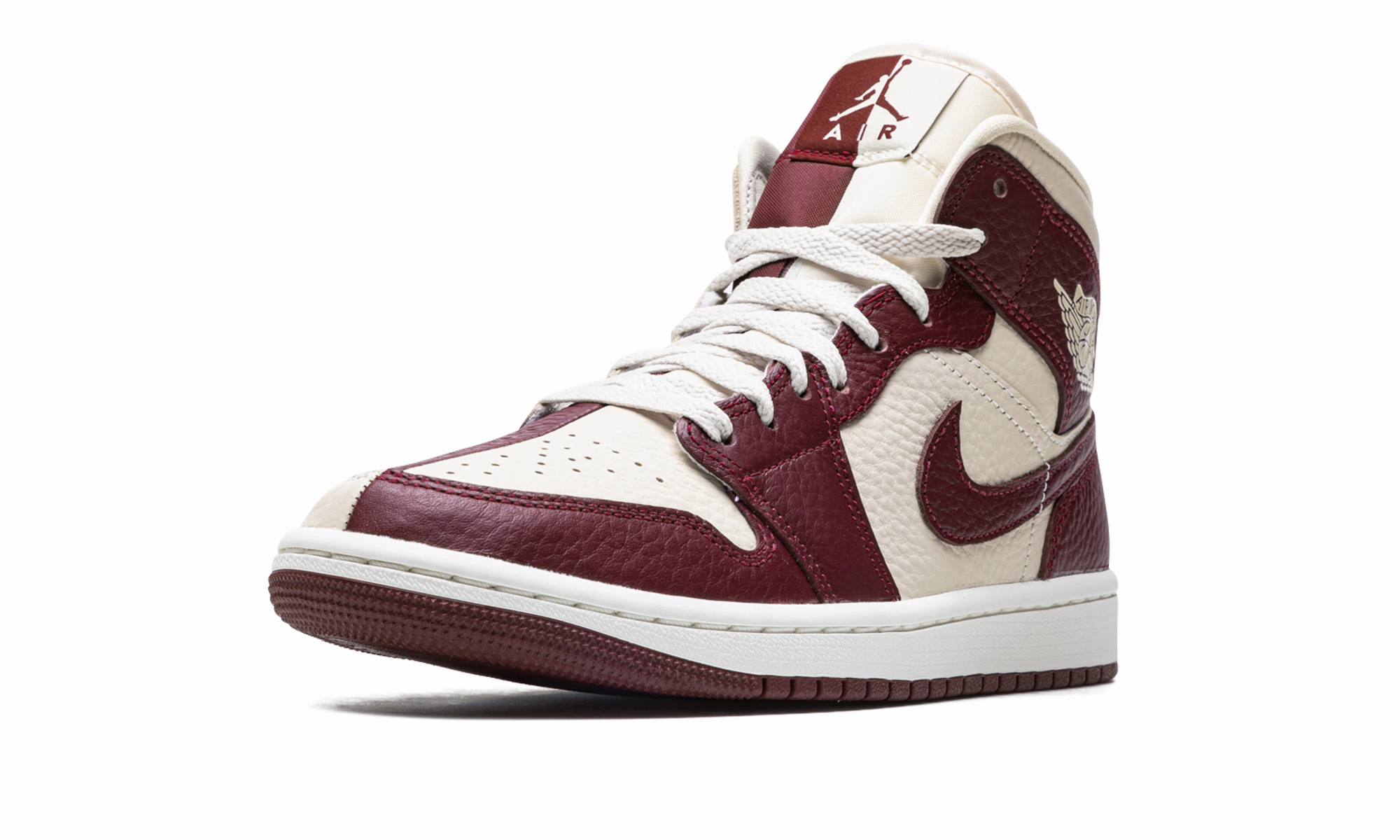 AIR JORDAN 1 WMNS "Split Cherrywood Red" Smart Business Casual Shoes