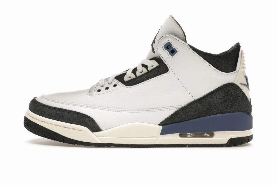 Air Jordan 3 Retro OG SP A Ma Manire Diffused Blue Diffused Blue Lightweight Sneakers