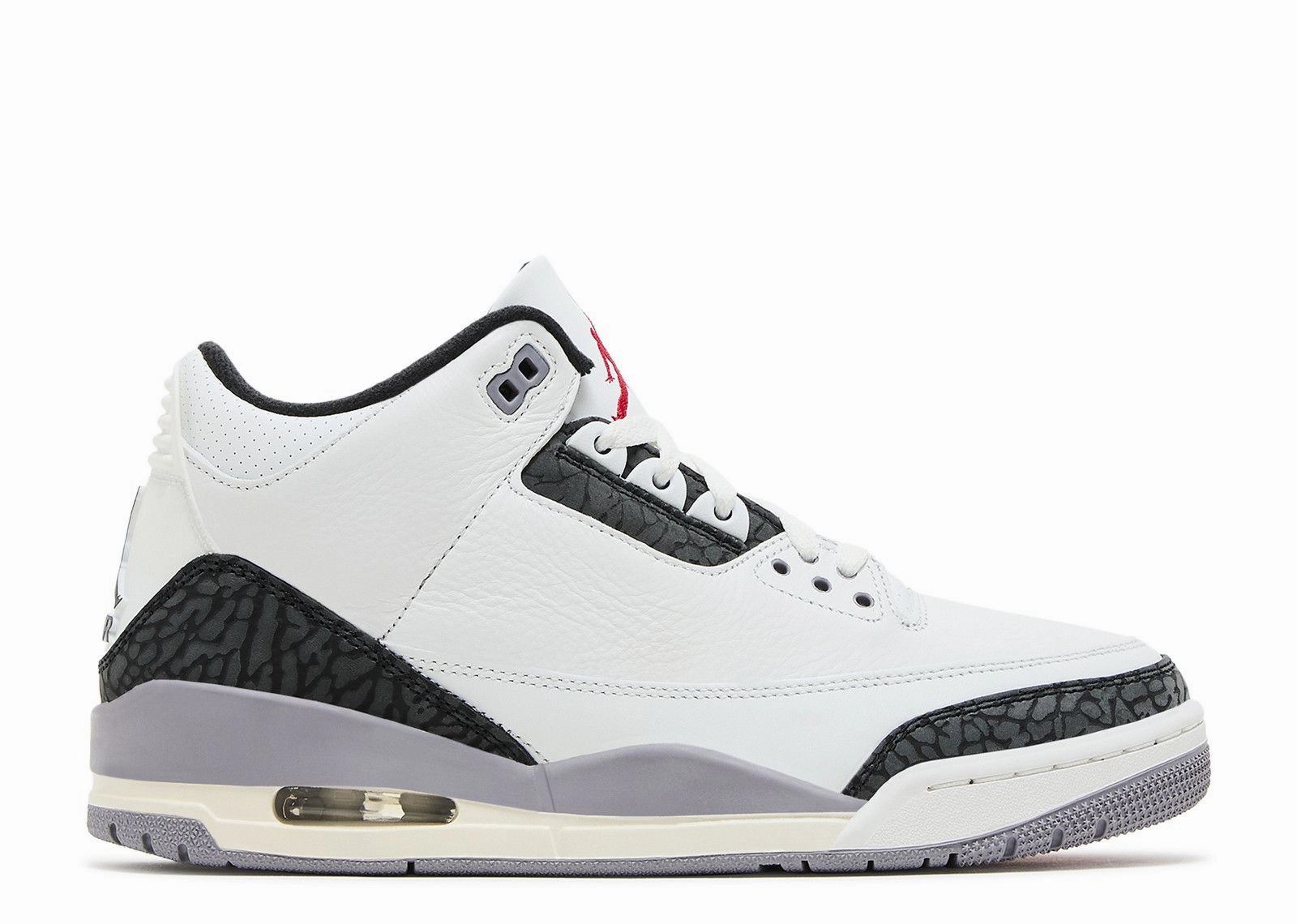 Air Jordan 3 Retro "Cement Grey" (Wilmington Location) Construction Sneakers