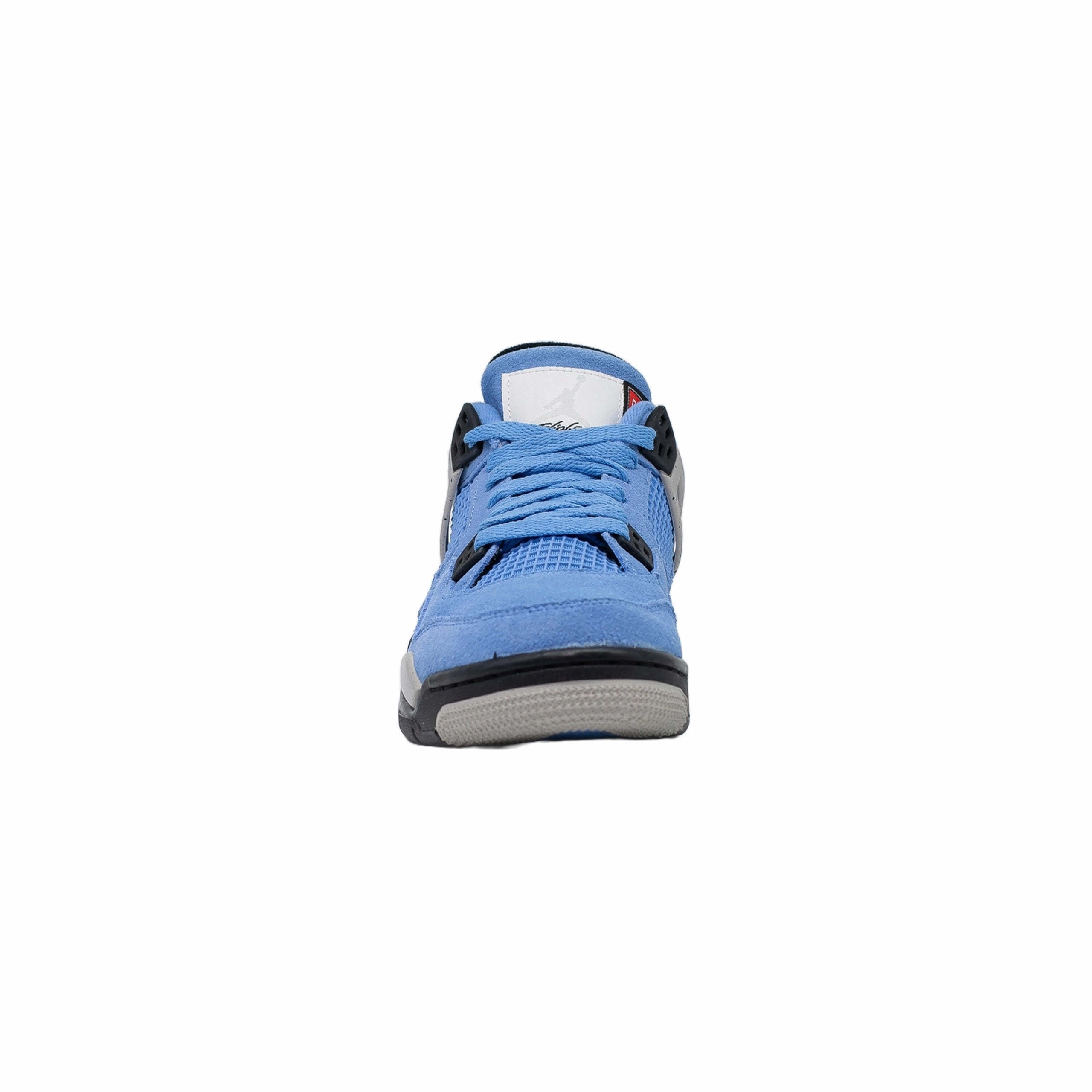 Air Jordan 4 (GS), University Blue Sneakers With Roller Skates