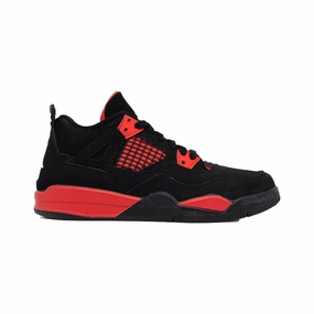 Hades Sneakers Air Jordan 4 (PS), Red Thunder