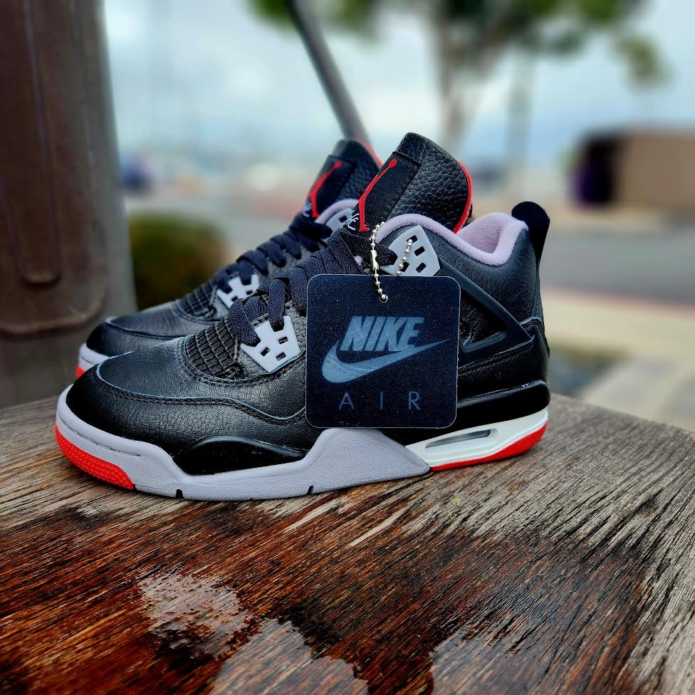 AIR JORDAN 4 RETRO (GS) 'BRED REIMAGINED' Best Nurse Sneakers