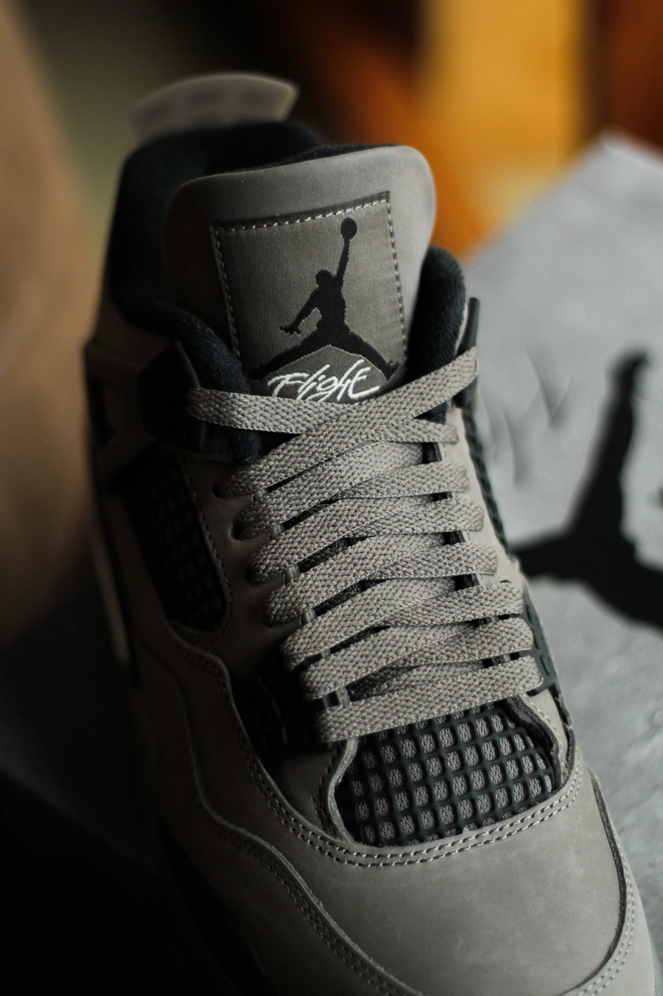 AIR JORDAN 4 RETRO "CAVE STONE/BLACK-PHANTOM" Smith Sneakers