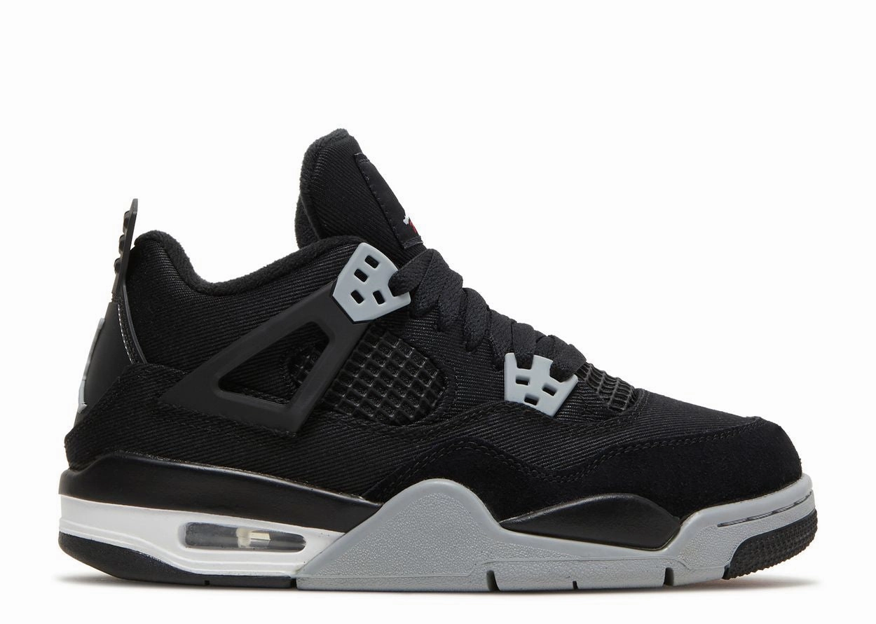 Acrylic Paint For Sneakers Air Jordan 4 Retro SE GS "Black Canvas" (Myrtle Beach Location)