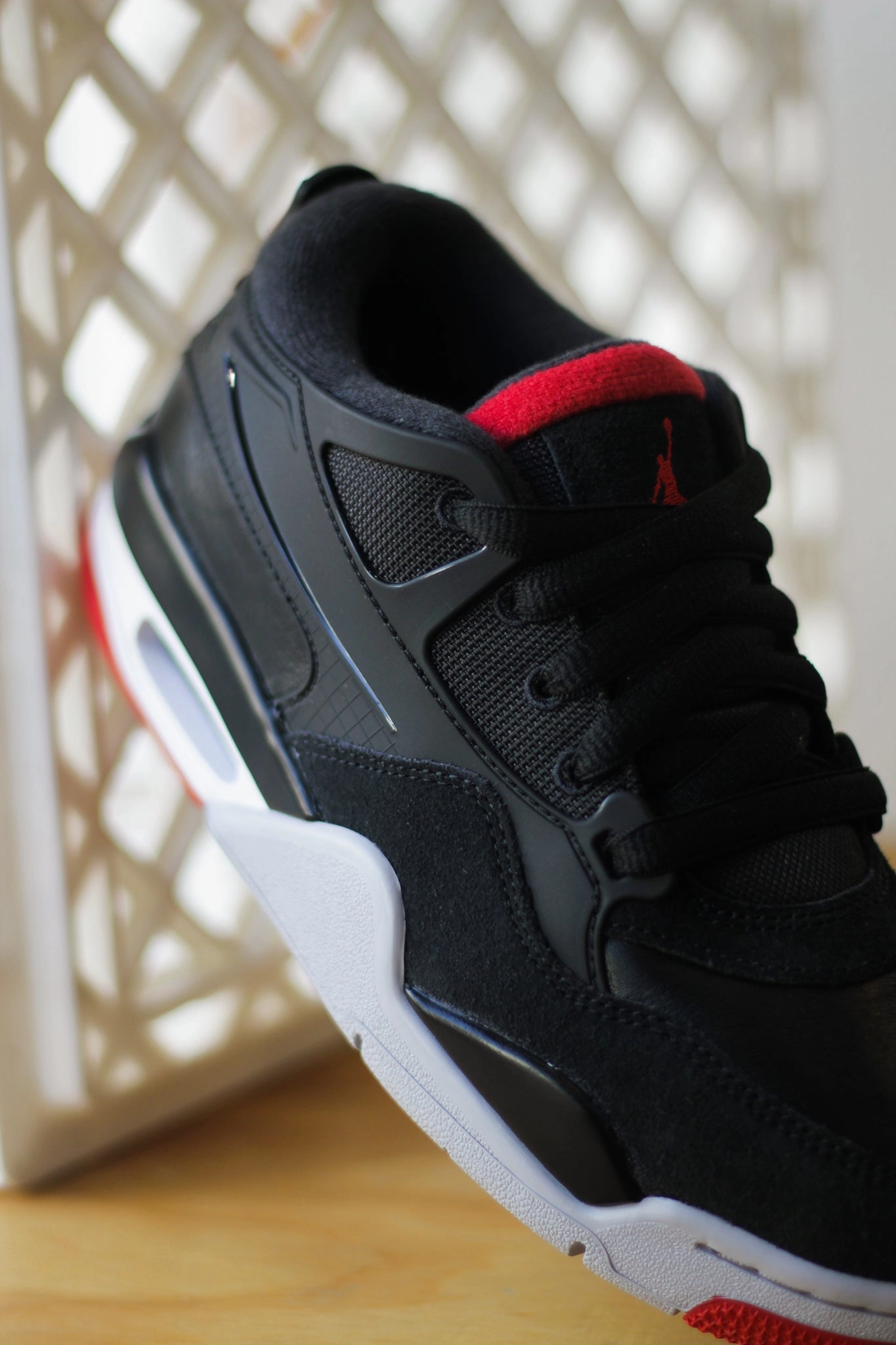 Sneakers From The 90's AIR JORDAN 4 RM (GS) "BLACK/VARSITY RED-WOLF GREY-WHITE"