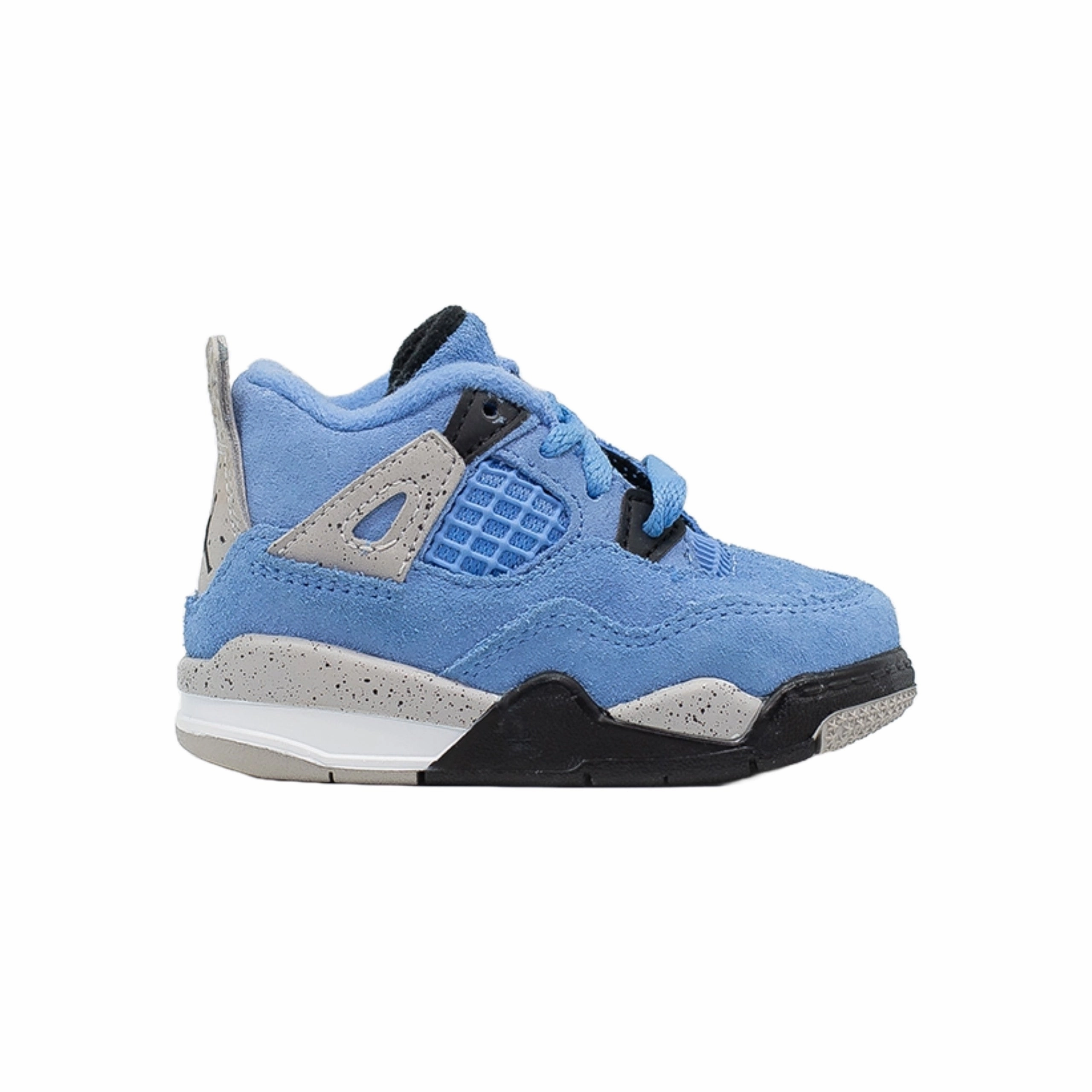 Acrylic Paint On Sneakers Air Jordan 4 (TD), University Blue