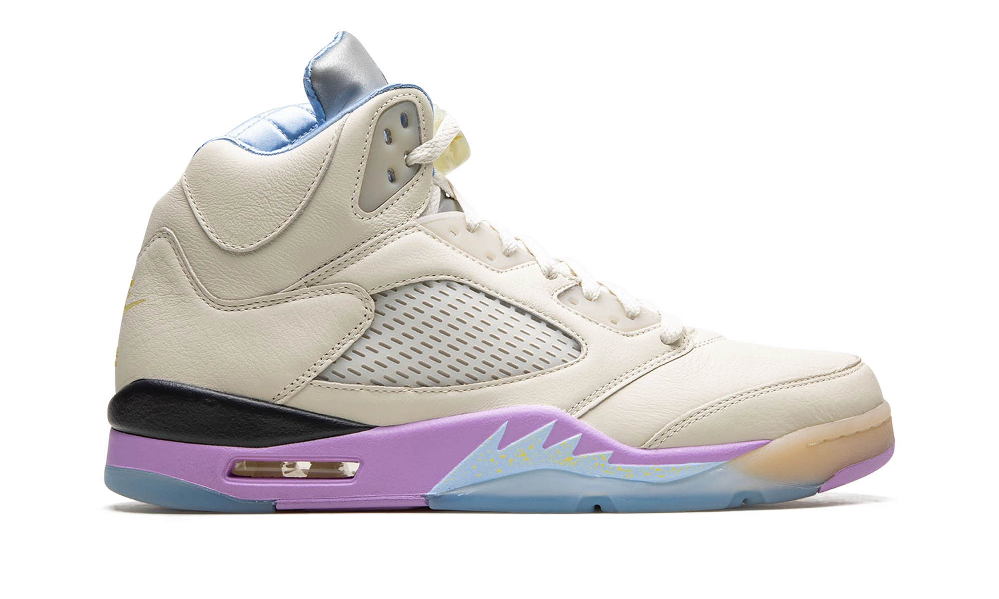 Air Jordan 5 Retro "We The Best - Sail" Wedge Heel High Top Sneakers