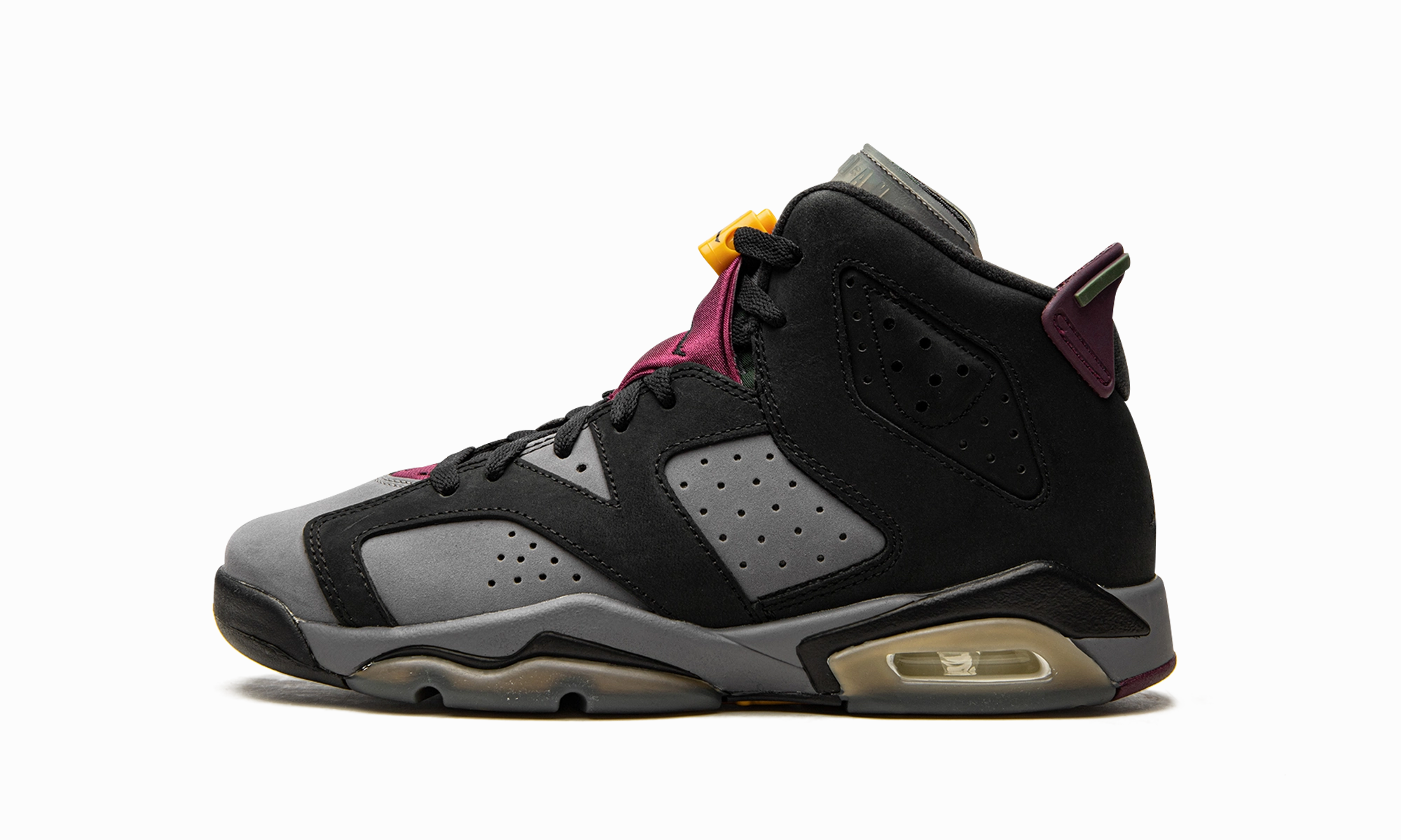 Air Jordan 6 Retro GS "Bordeaux" Cross Shield Silver Plan