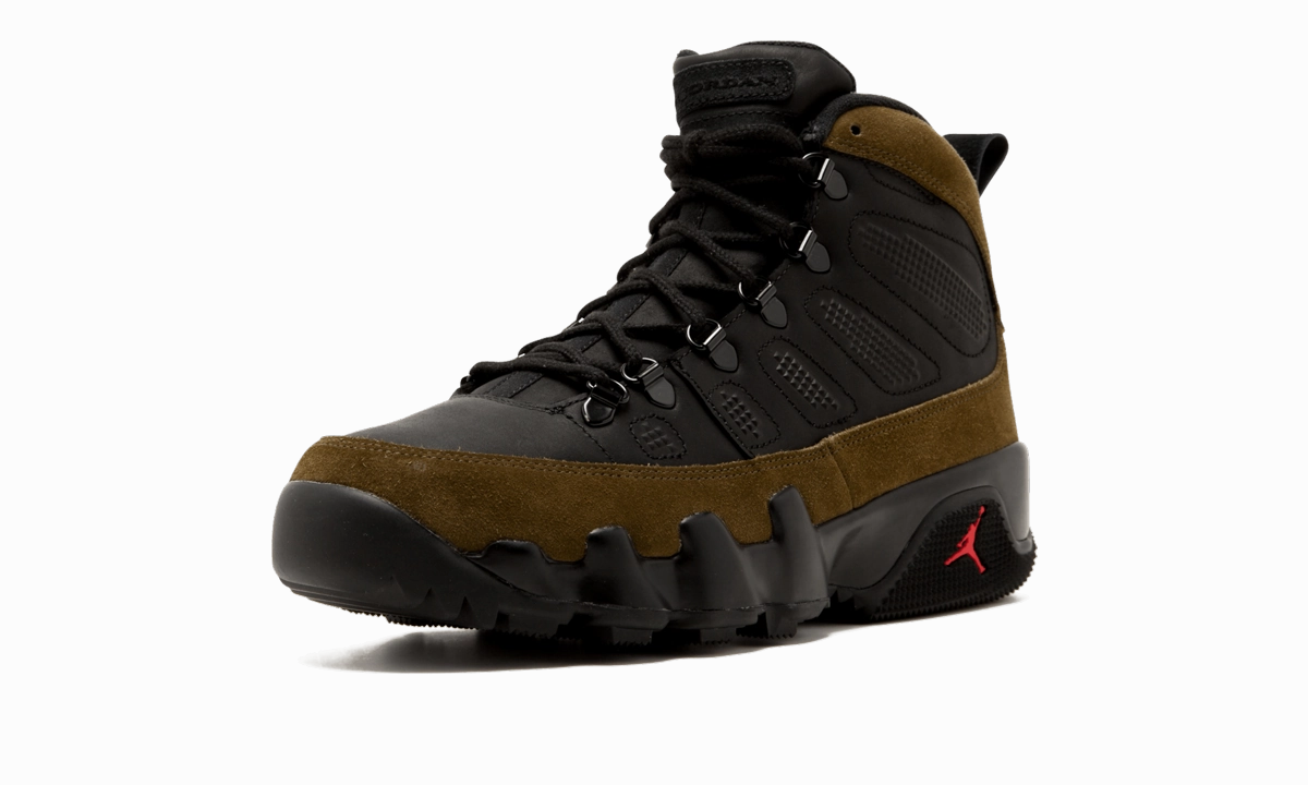 Air Jordan 9 Retro Boot NRG "Olive" Tods Sneakers