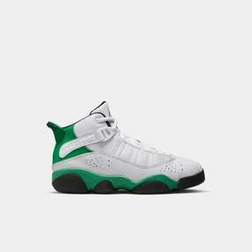 Sneakers Slip On Rhinestones Air Jordan Kids' 6 Rings 'Altitude Green' (PS)