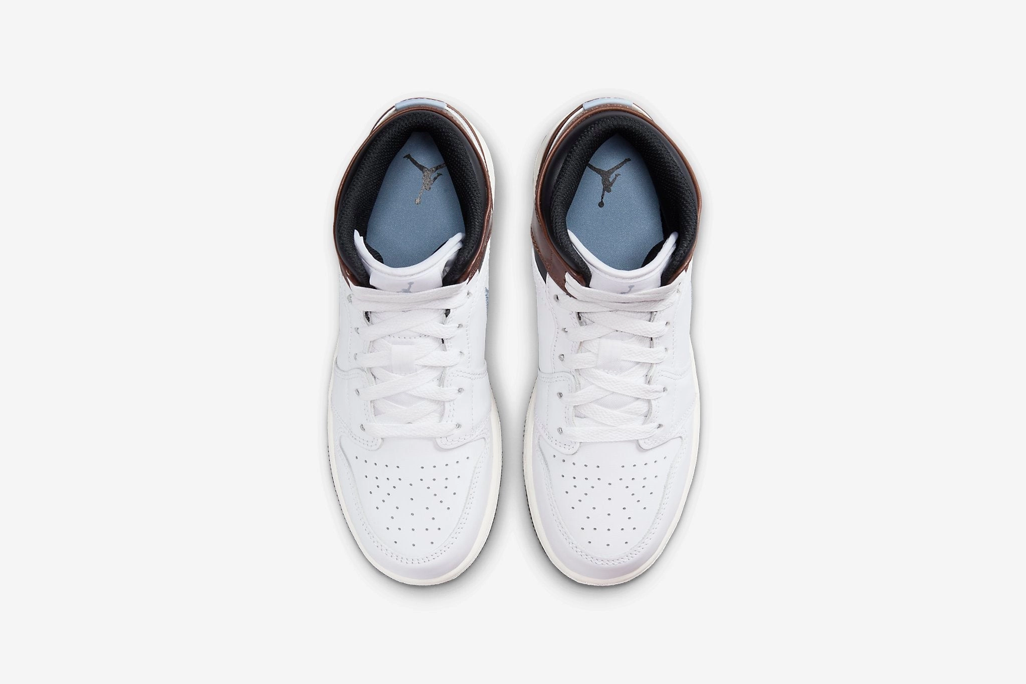 Low Top Sneakers Air Jordan "1 Mid SE" GS - White / Blue Grey / Black / Sail