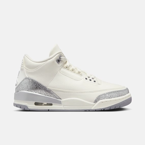 Air Jordan Women's 3 Retro Sail Cement Grey Gore-tex Casual Shoes