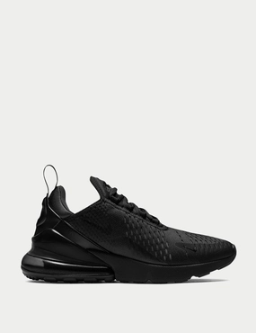 Air Max 270 Shoes - Black Nike Interact Run Running Shoes