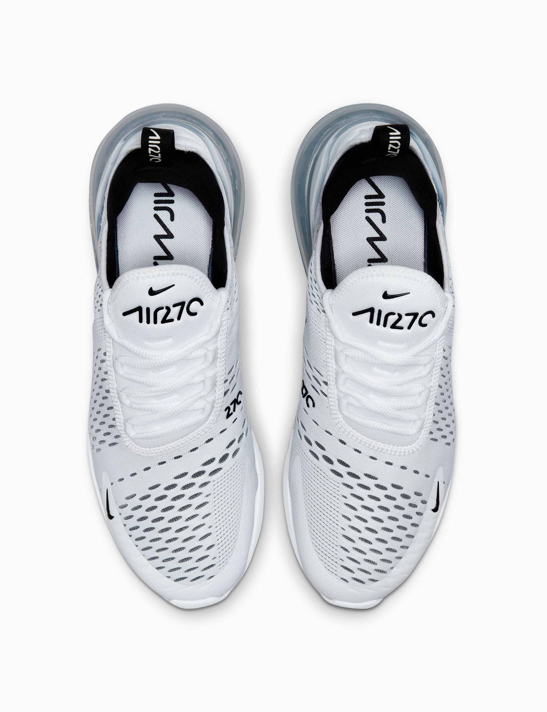 Nike Winflo Road Running Shoes Air Max 270 Shoes - White/Black