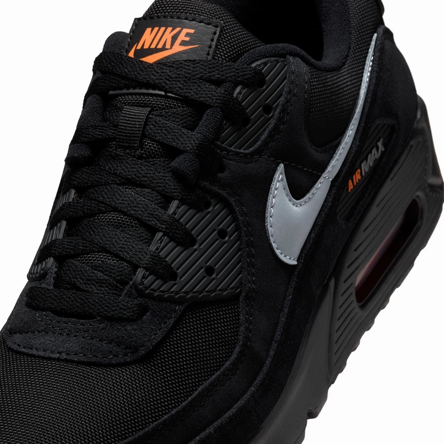 Air Max 90 'Black Total Orange' Atlanta Falcons Shoes Nike