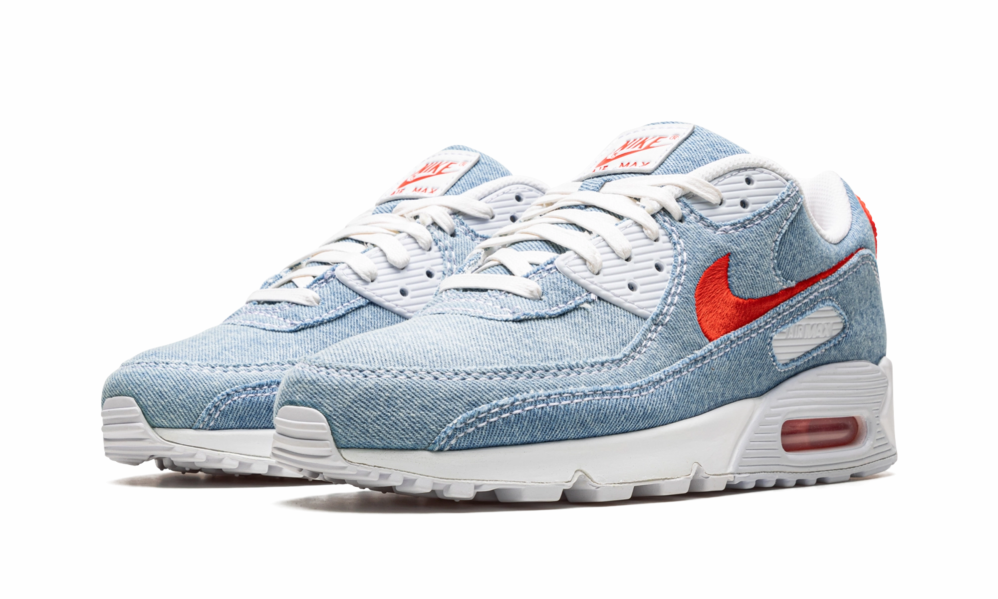 Huarache Nike Basketball Shoes Air Max 90 "Light Wash Denim"