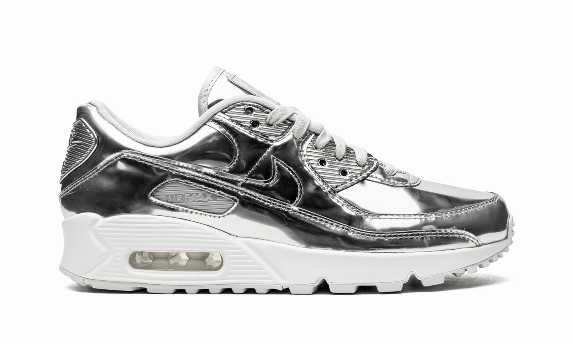 AIR MAX 90 WMNS "Metallic Pack - Silver" New Nike Skate Shoes