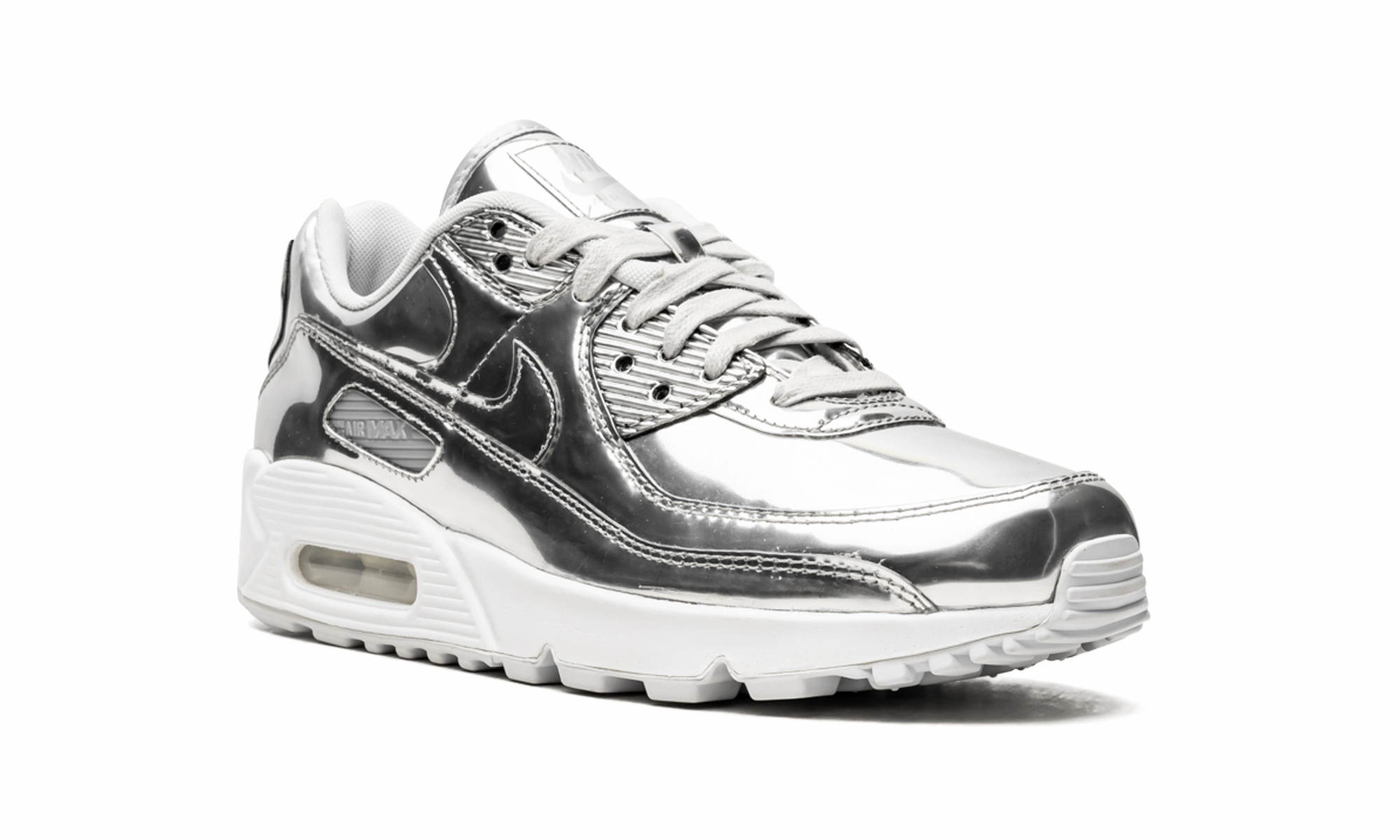 Nike Metcon Running Shoes AIR MAX 90 WMNS "Metallic Pack - Silver"