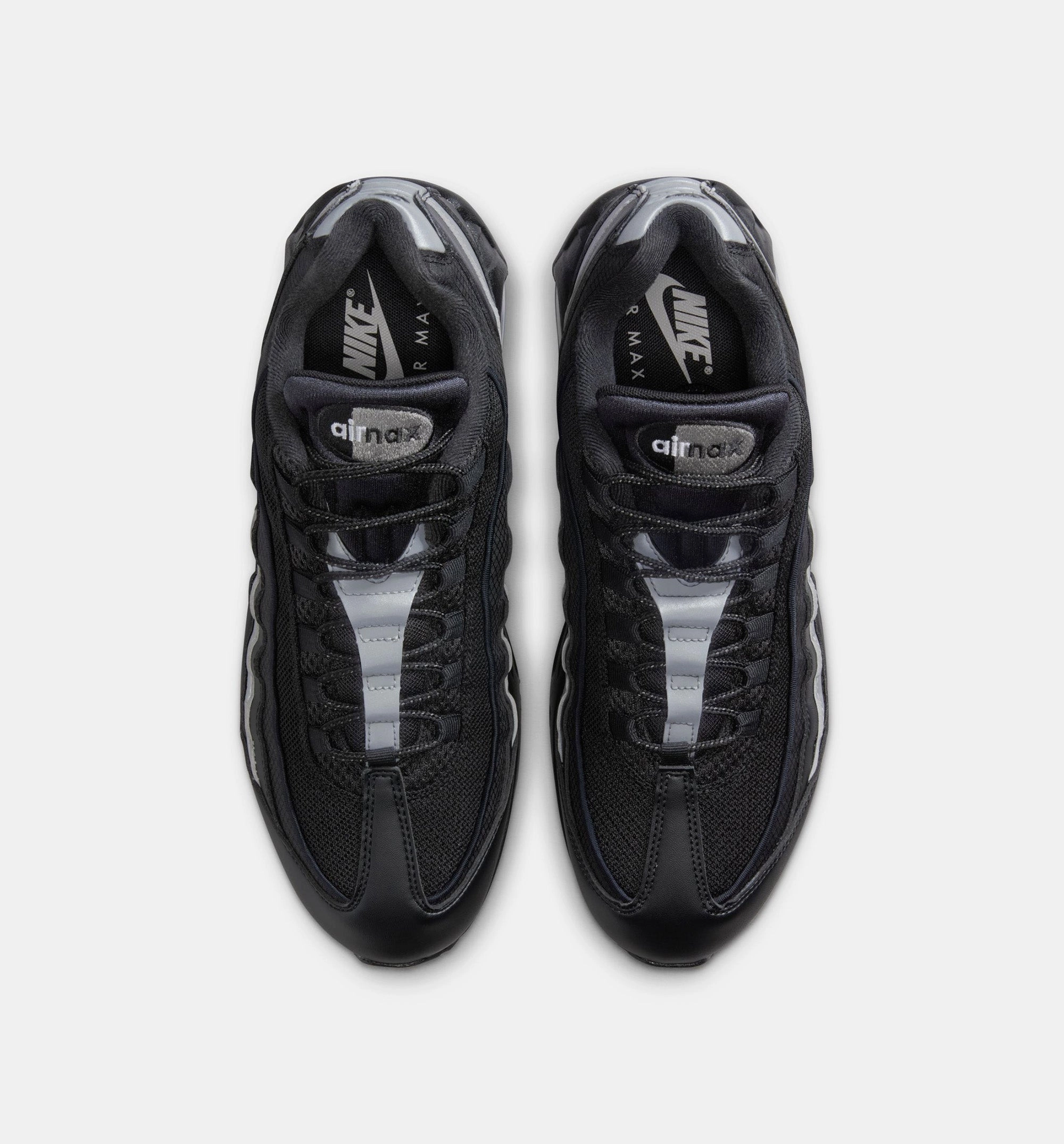 Air Max 95 Big Bubble OG Reflective Accents Mens Lifestyle Shoe - Black/Black/White/Metallic Silver Lil Nas X Nike Shoes