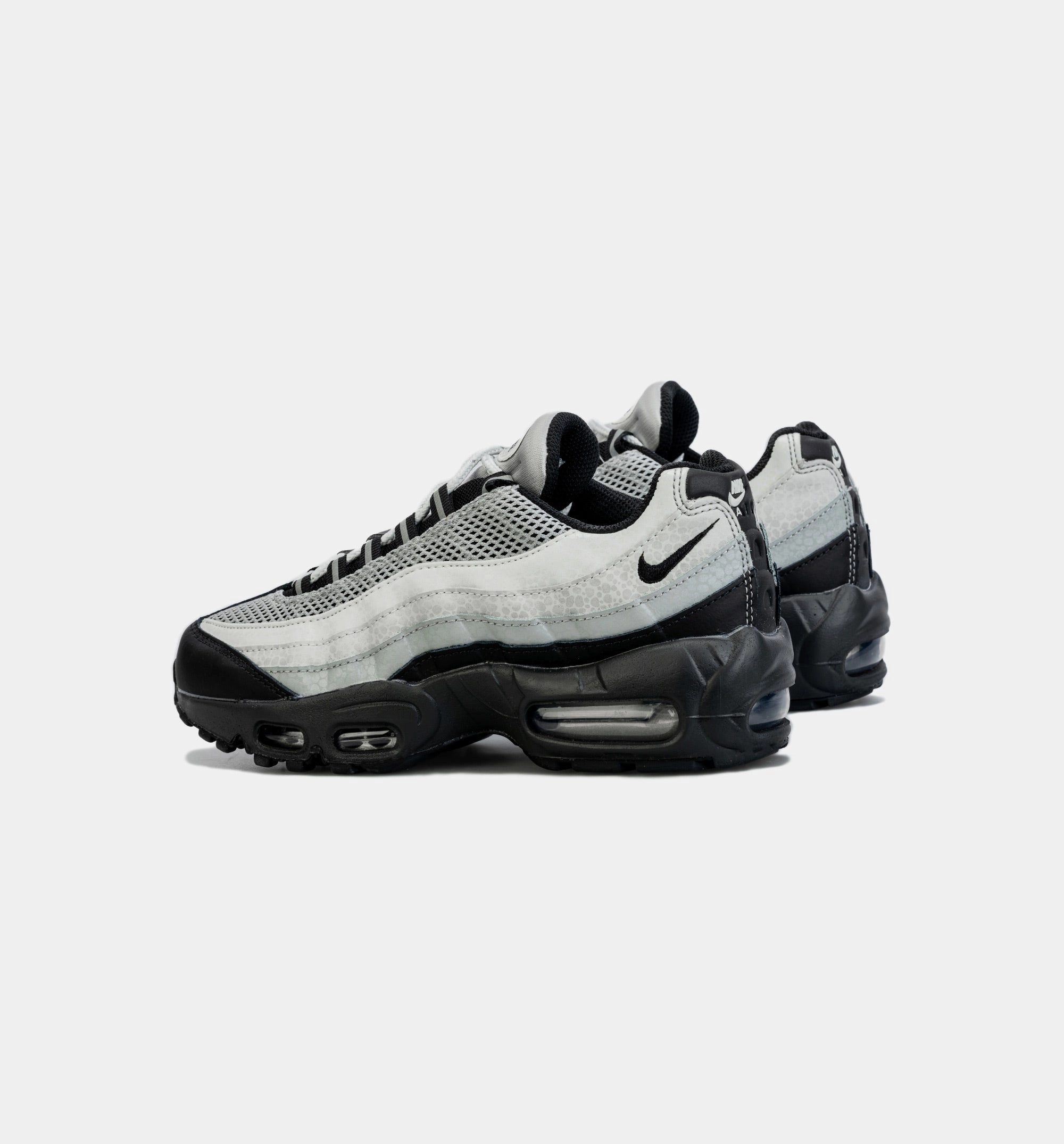 One Piece Nike Shoes Air Max 95 Reflective Safari Womens Lifestyle Shoe - Black/Silver
