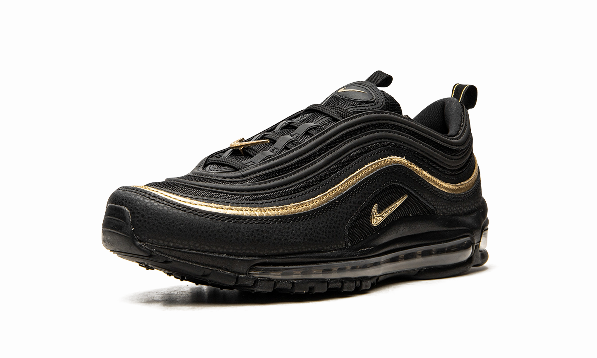 Casual Comfortable Dress Shoes Air Max 97 CM "Black / Metallic Gold"