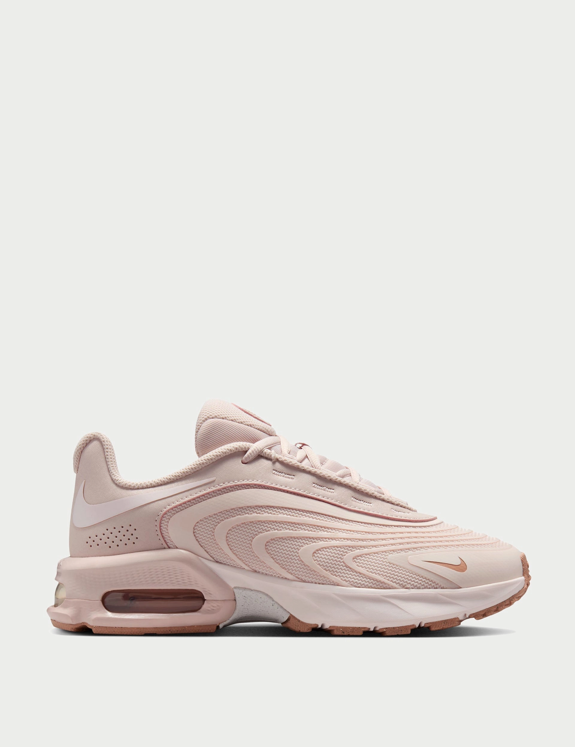 Nike Silver Shoes Air Max Fire Shoes - Silt Red/Rose Gold/Light Soft Pink