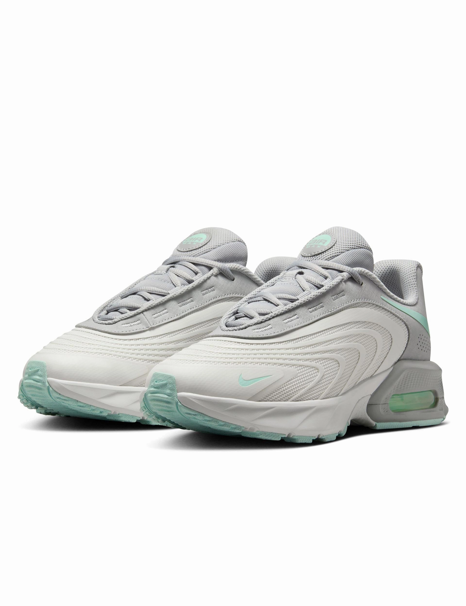 Nike K D Shoes Air Max Fire Shoes - Summit White/Mint Foam/Light Smoke Grey