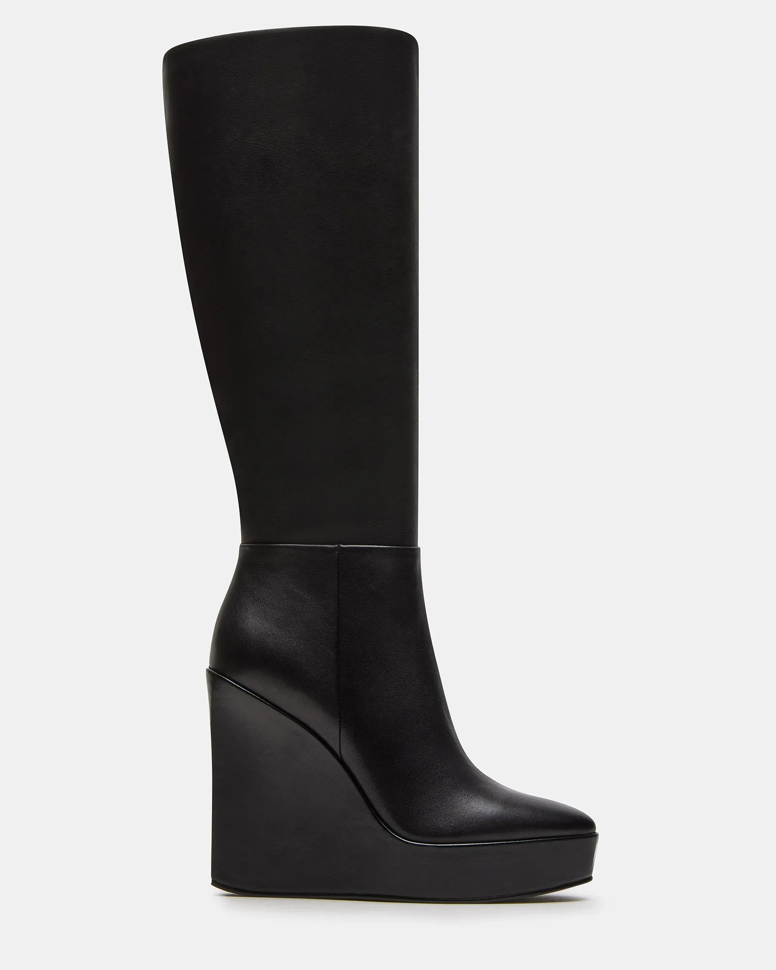 These Boots Were Made For Walkin AKIRA BLACK LEATHER