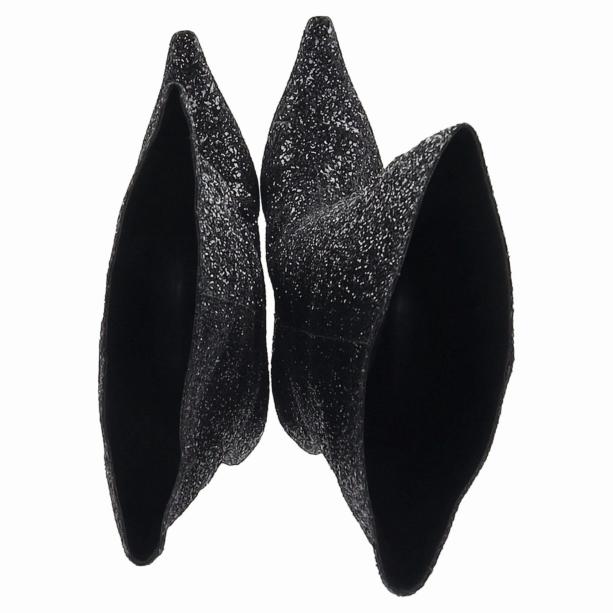 Alexander Wang Viola Slouch Knee-High Boots in Black Glitter Lainey Wilson Boots