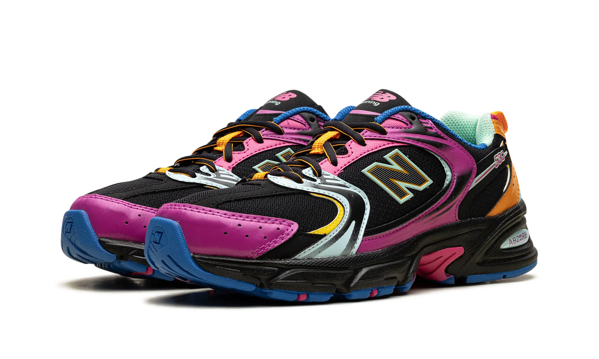 530 "Black Multi-Color" Best New Balance Shoe For Flat Feet
