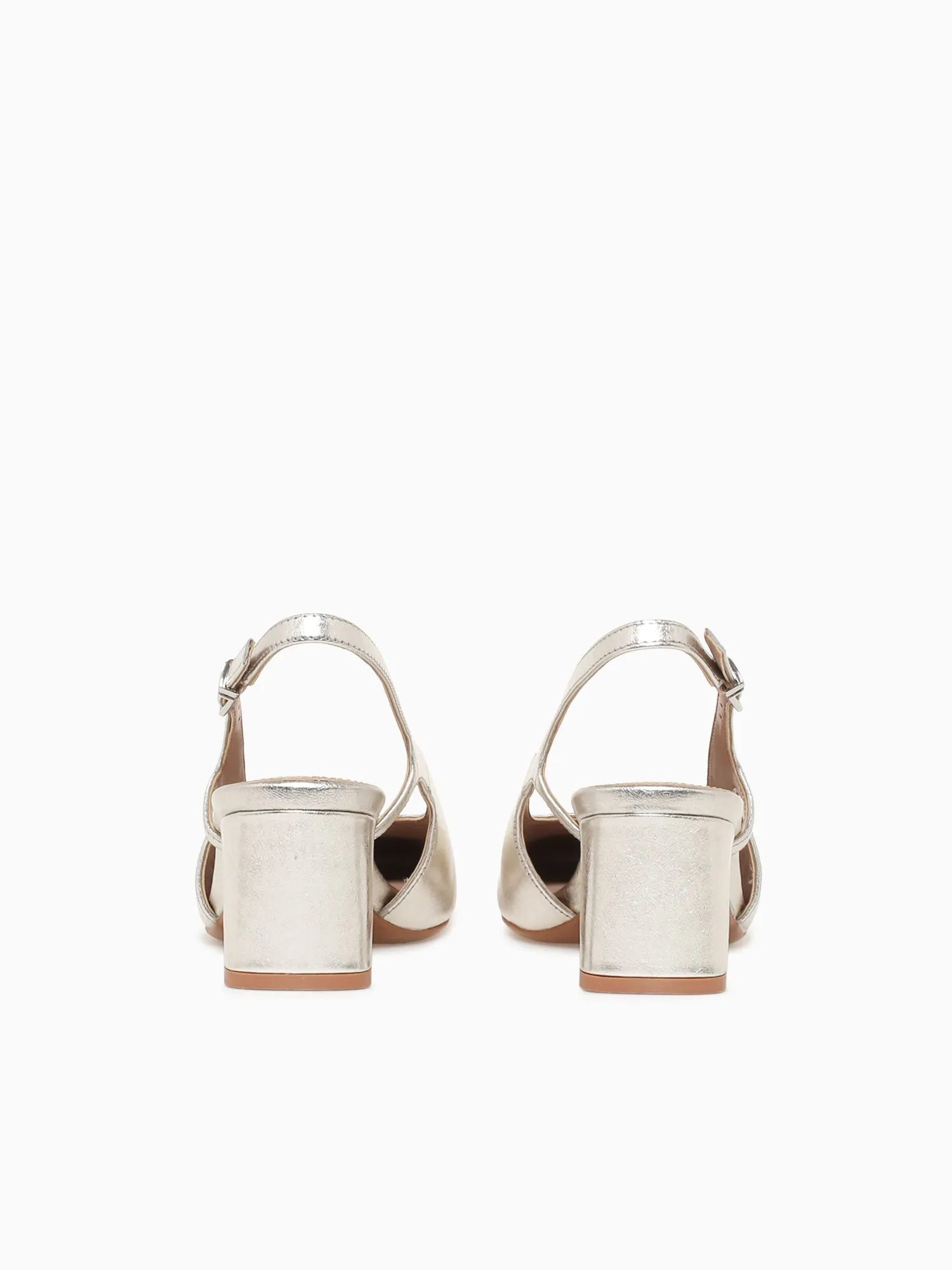 Carmen Silver Leather Cole Haan Dress Casual Shoes