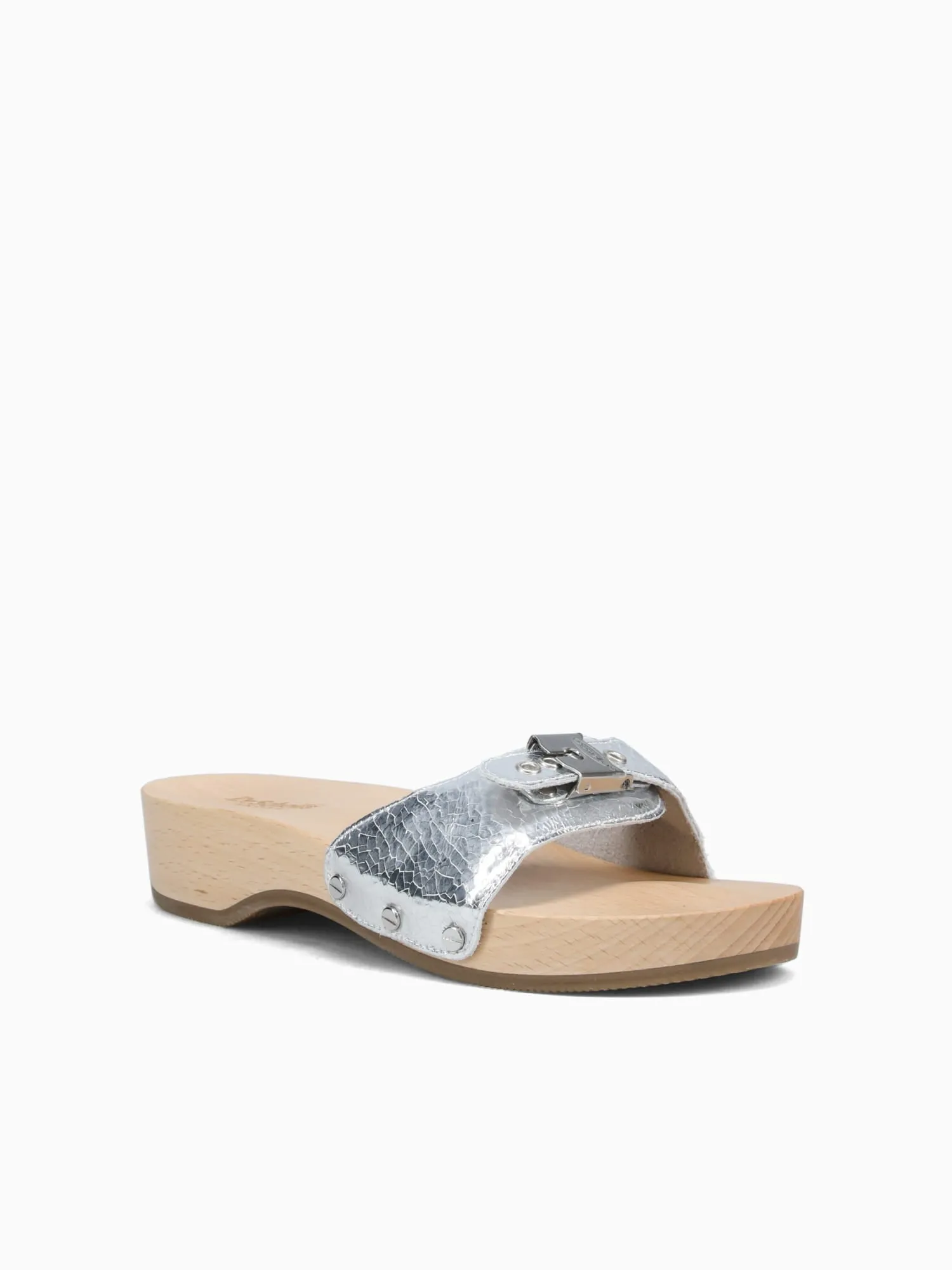 Buisness Casual Shoes Original Silver Leather