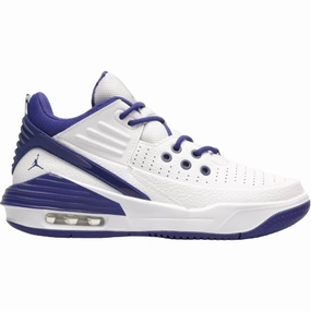 Michael Kors High Top Sneakers Nike Kid's Jordan Max Aura 5 Shoes - White / Radiant Blue