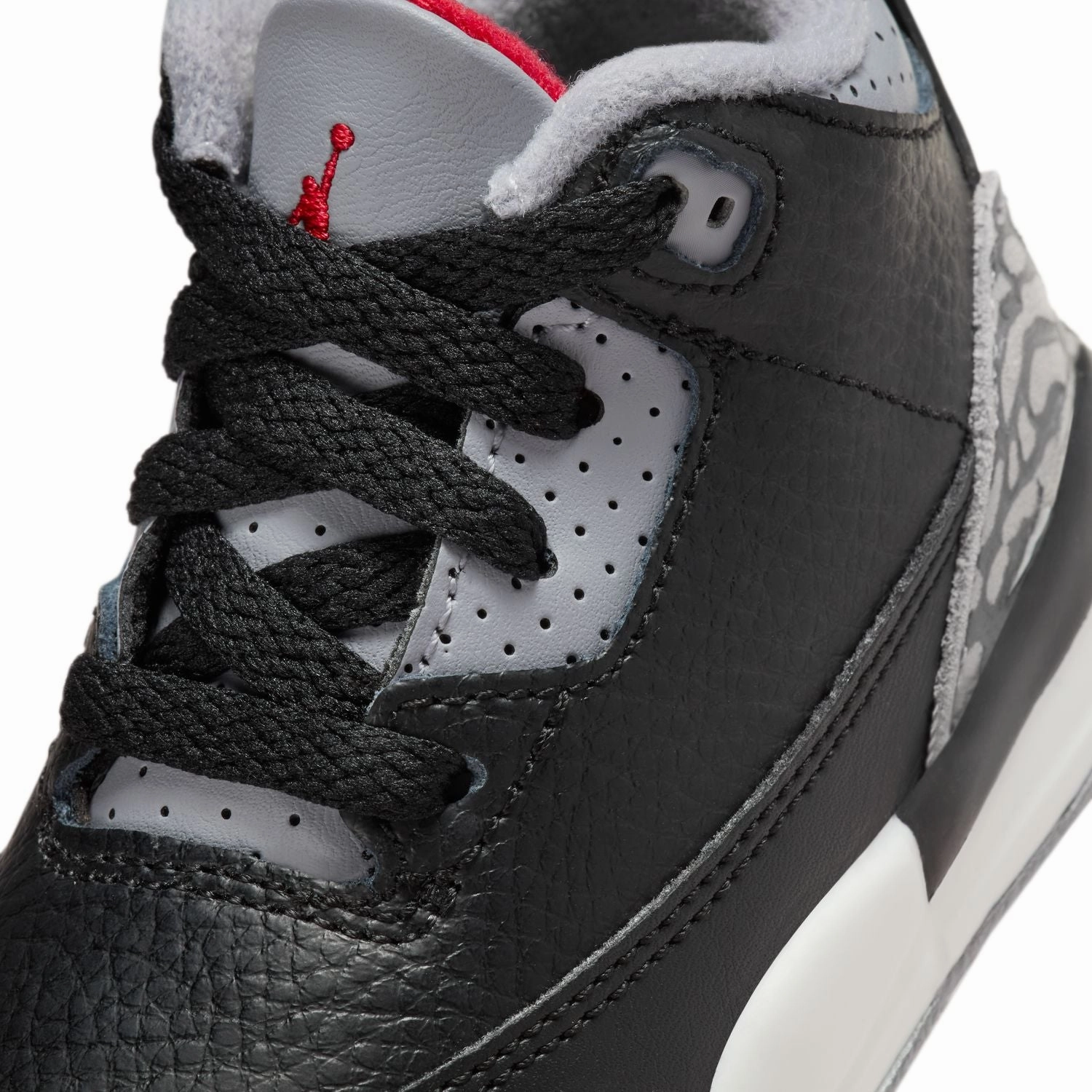 Toddlers Air Jordan 3 Retro 'Black Cement' Lightweight Sneakers