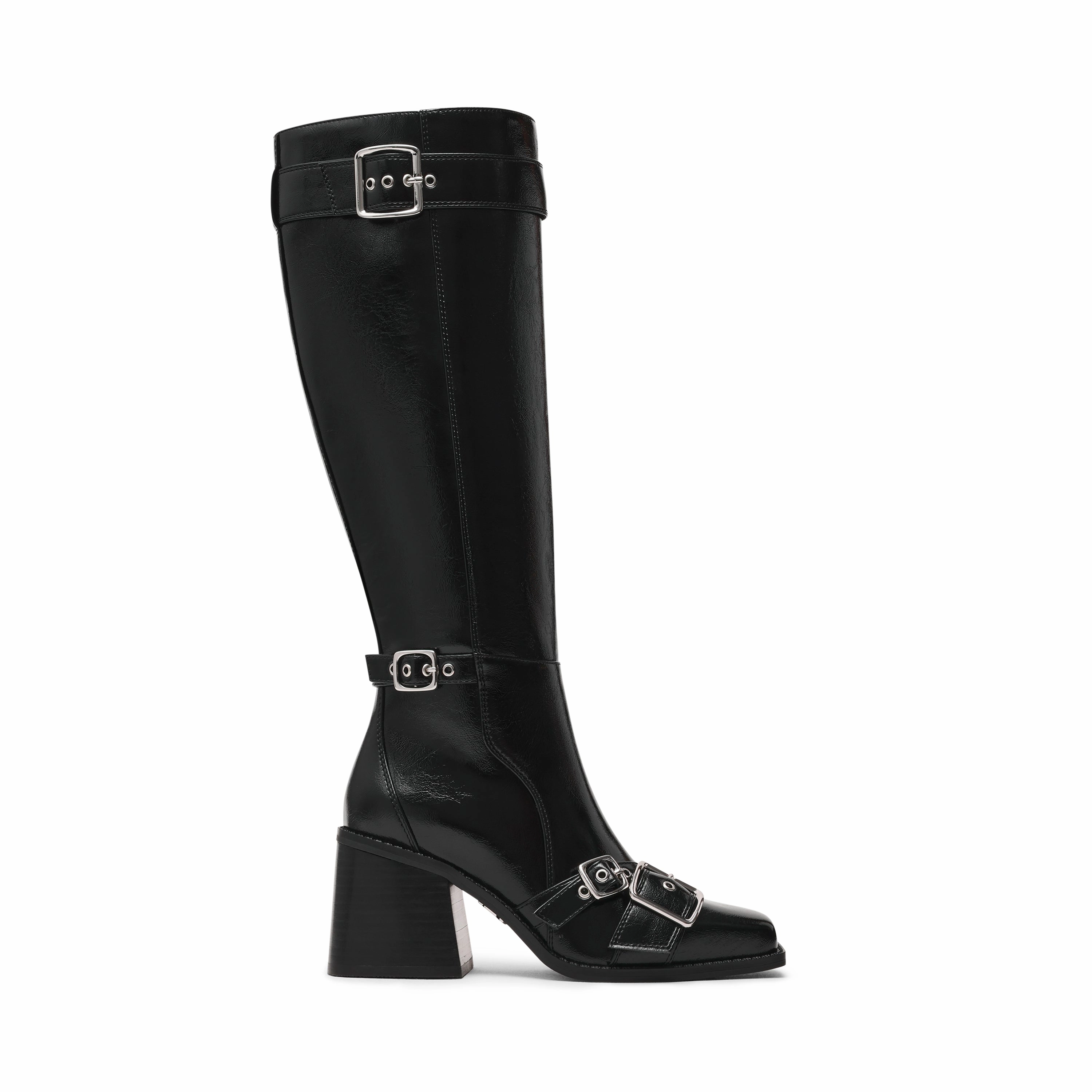 Z-Town Boot BLACK Mid Calf Slouch Boots