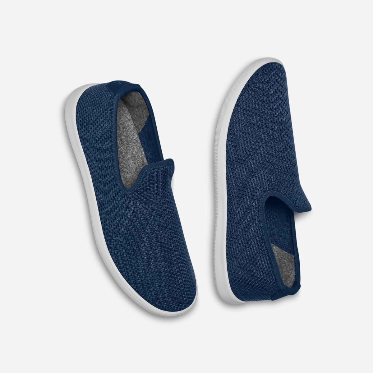 New Casual Shoes Allbirds Tree Loungers - CLASSICS: Kauri Marine Blue (White Sole)
