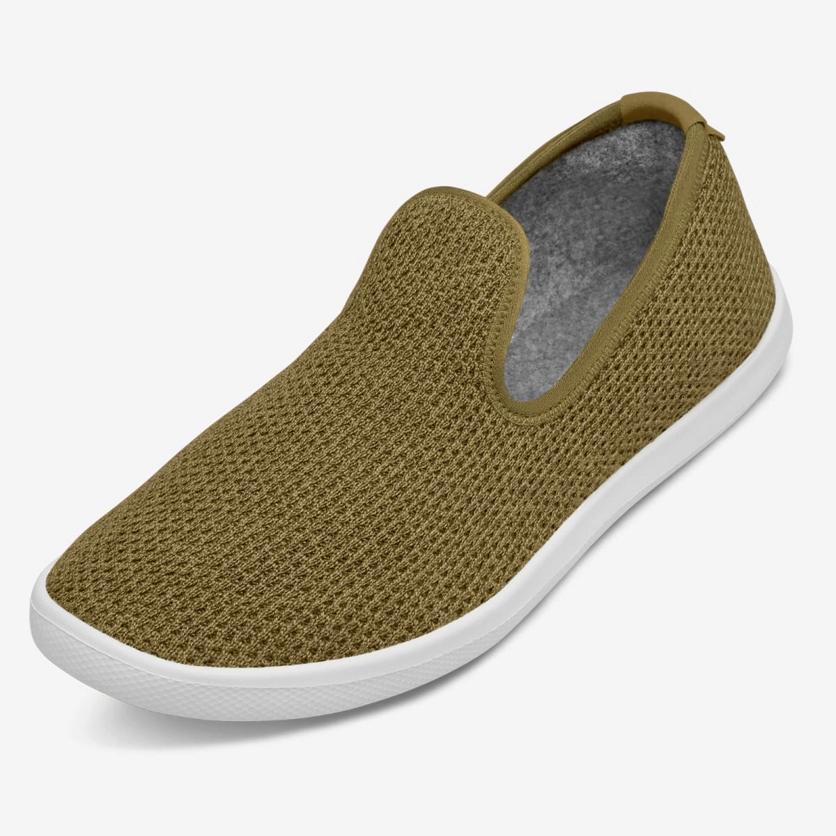 Allbirds Tree Loungers - LIMITED EDITION- African Grassland Green (White Sole) Casual Shoes With Khaki Pants