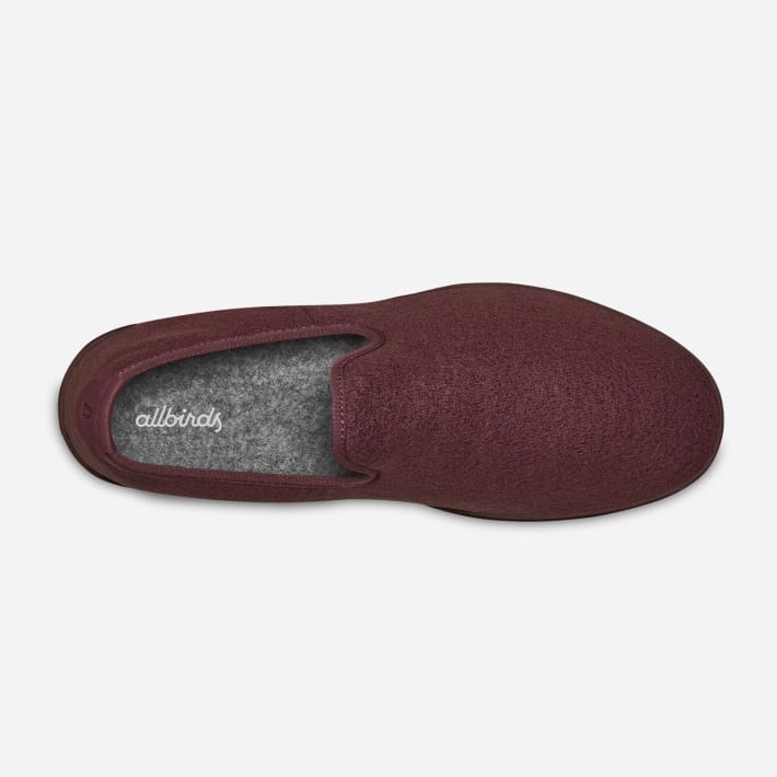Allbirds Wool Loungers - CLASSICS: Maroon (Maroon Sole) Starlink Casual Shoes