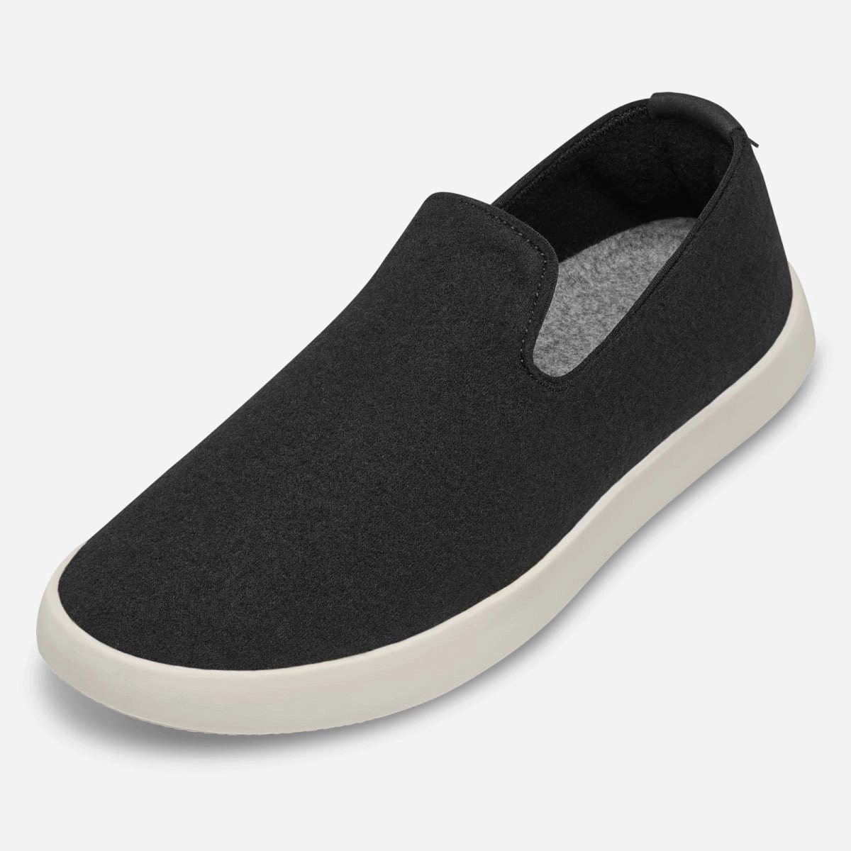 Allbirds Wool Loungers - CLASSICS: True Black (Cream Sole) High Top Shoes Casual